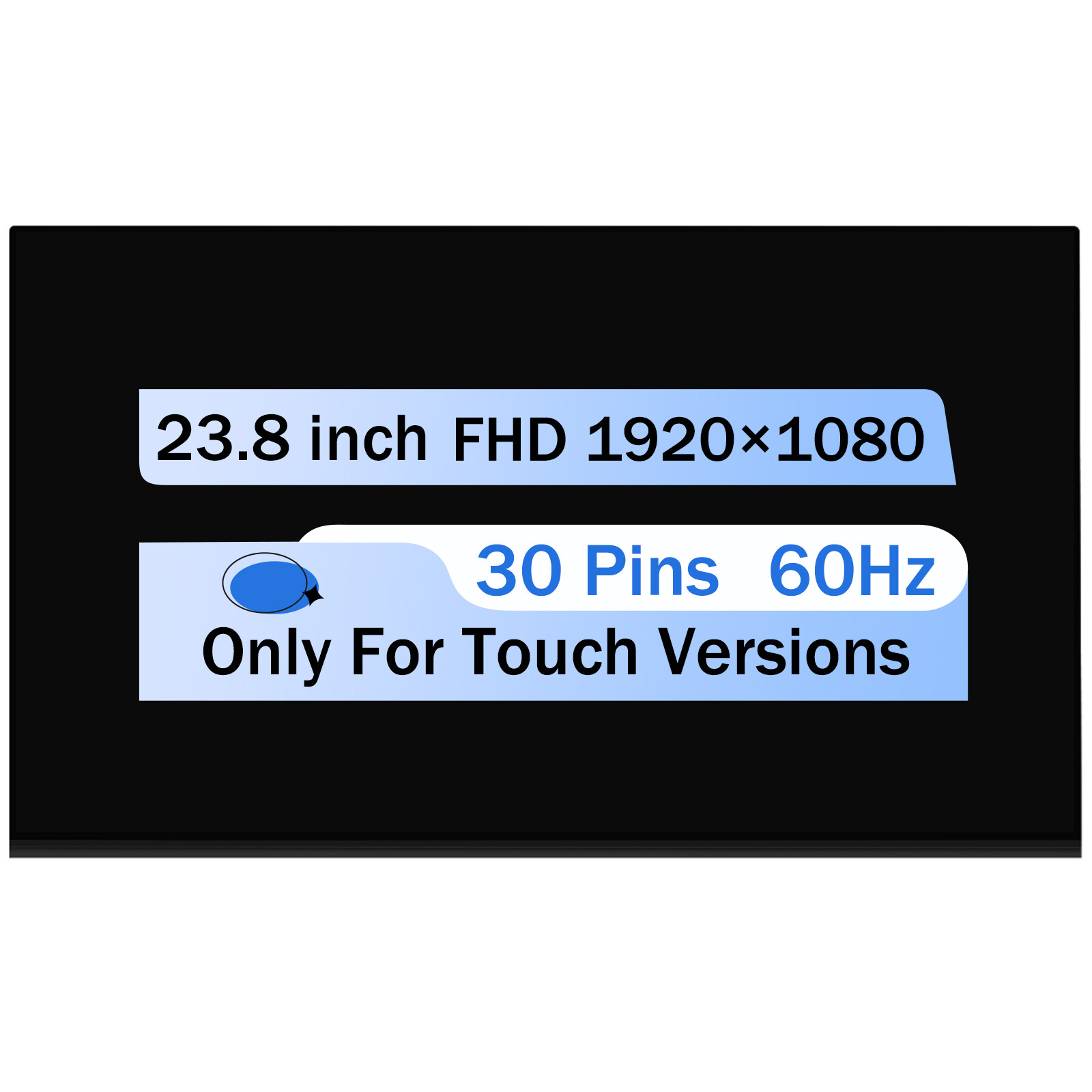 23.8″ for Dell All-in-One G63JP LED LCD Touch Screen Display Panel FHD 1920×1080