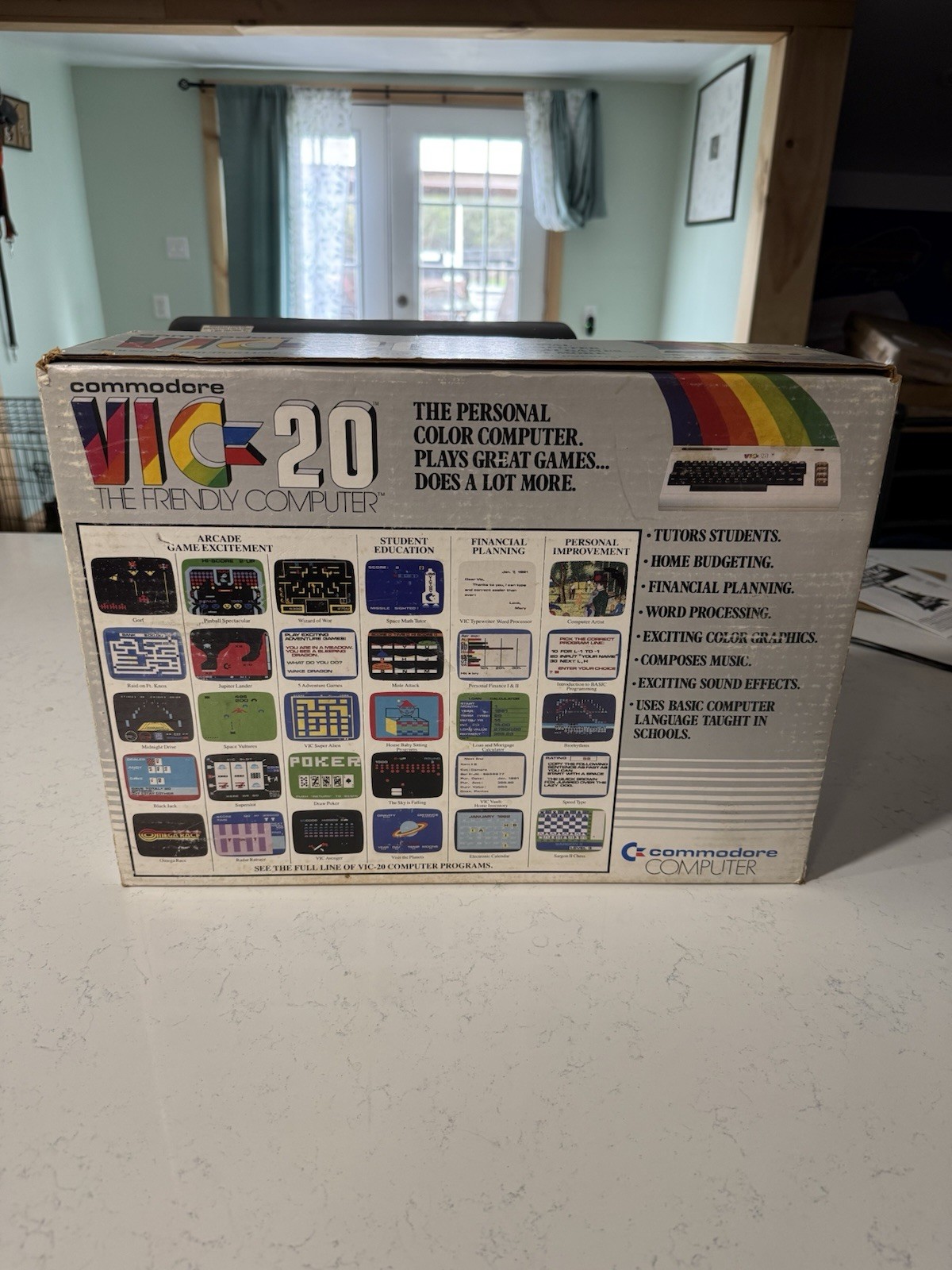 Commodore VIC20 Computer CIB Tested Working W Box Manuals Retro Vintage PC
