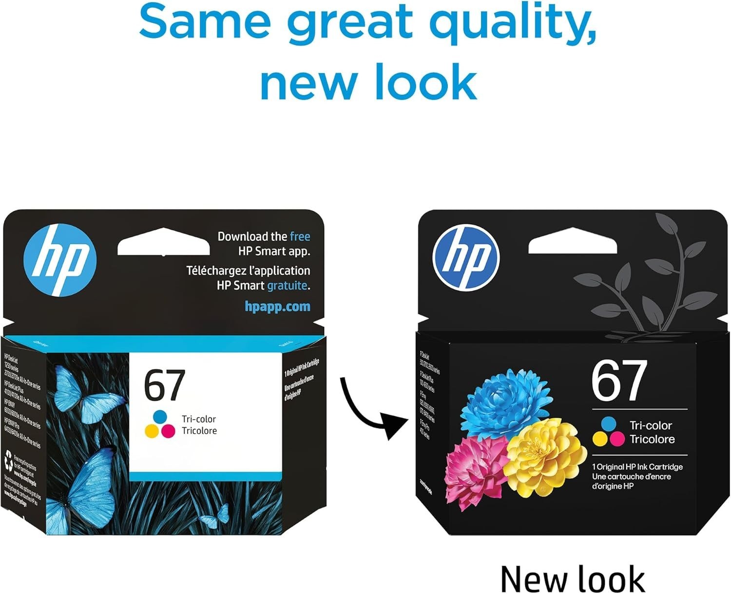 Genuine – HP 67 – 3YM55AN140 – Tri-color Original Ink Cartridge – June 2027 NEW