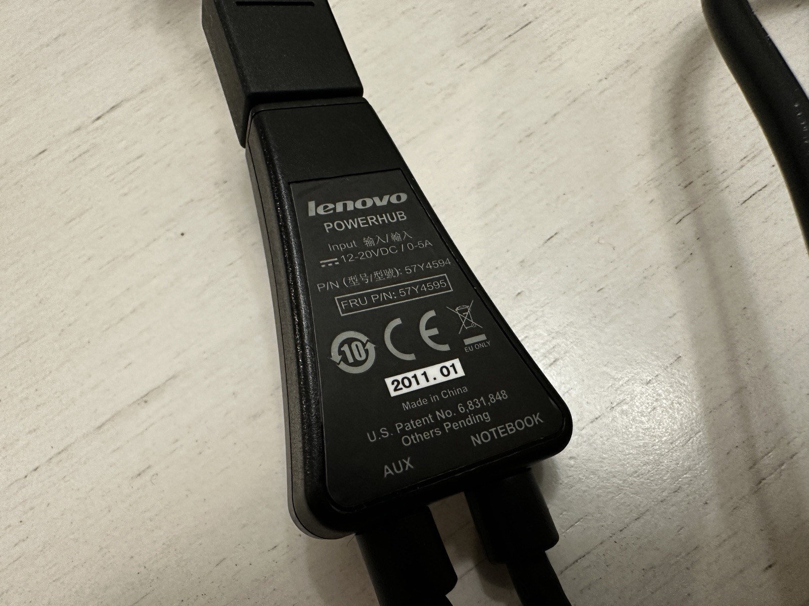 Lenovo 41R4493 90Watt Ultra Slim AC/DC Combo Adapter