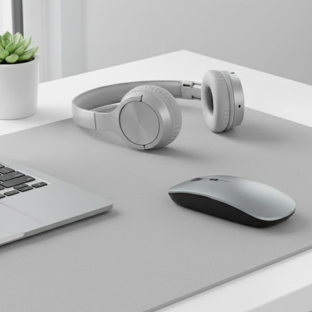 Ultra-Thin Ergonomic Wireless Mouse with Adjustable DPI – Ideal for All Devices