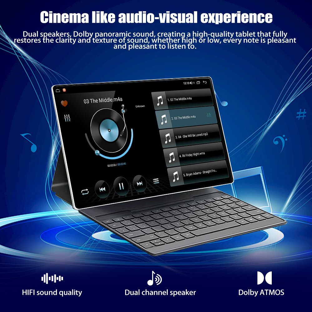 10 inch Android 2GB 32GB WiFi Computer Kid Tablets PC Dual Camera Keyboard Mouse