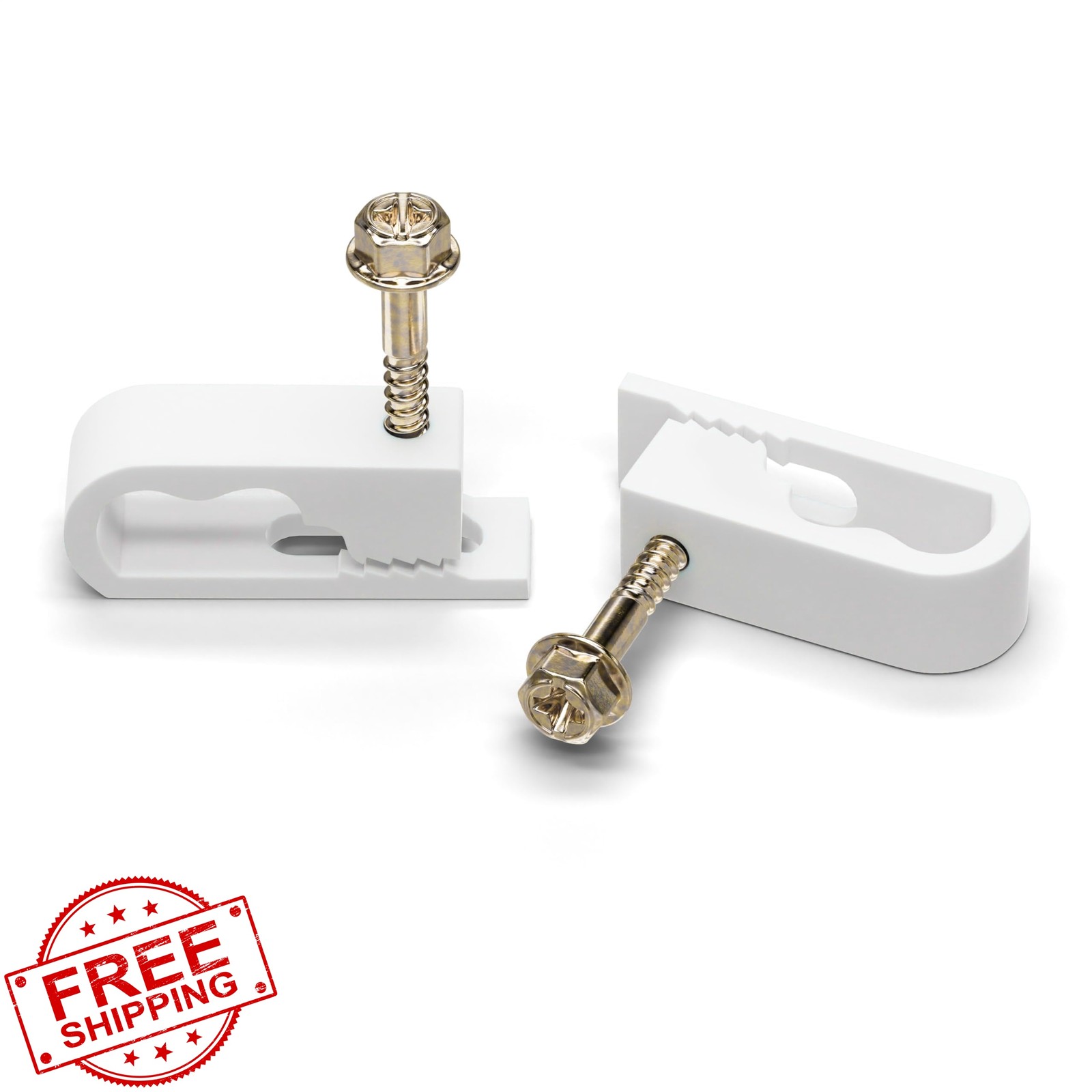 THE CIMPLE CO Cable Clips 100 Pack White
