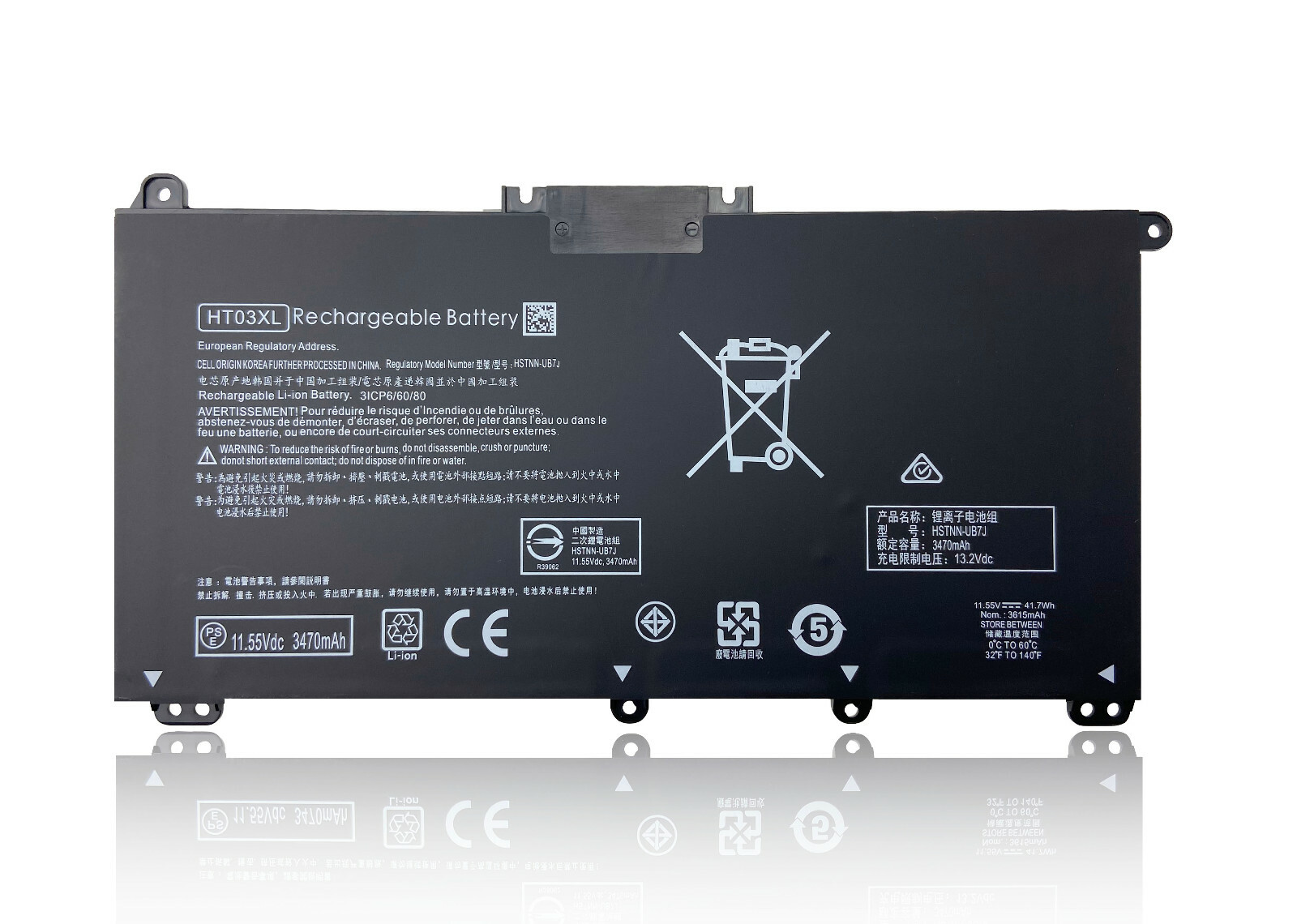Battery for HP Pavilion 14-DK1003DX 14-DK0002DX 14-DK1013DX HT03XL L11119-855