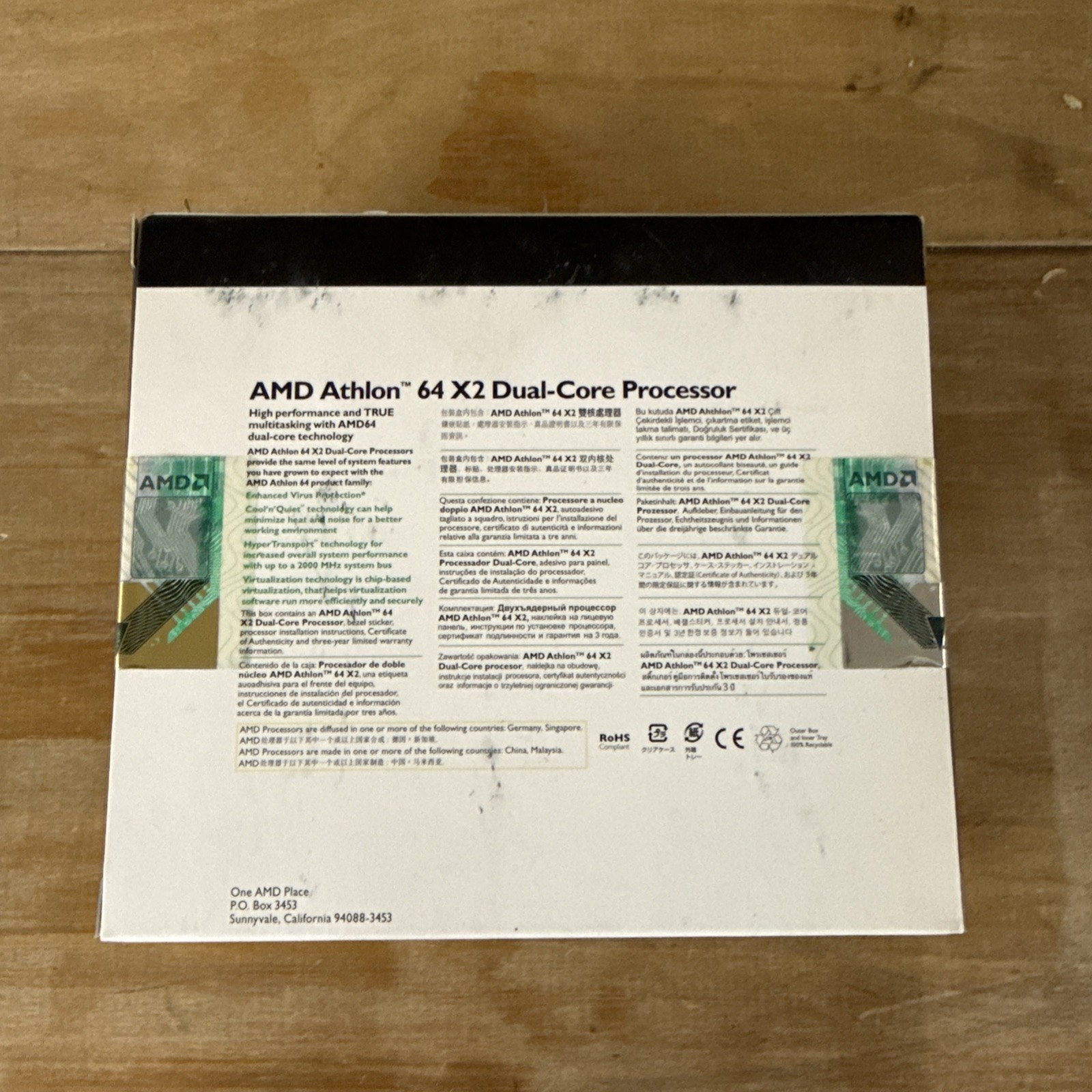 AMD Athlon 64 X2 6400+ 3.2 GHz Dual-Core Black Edition ADX6400CZWOF Processor