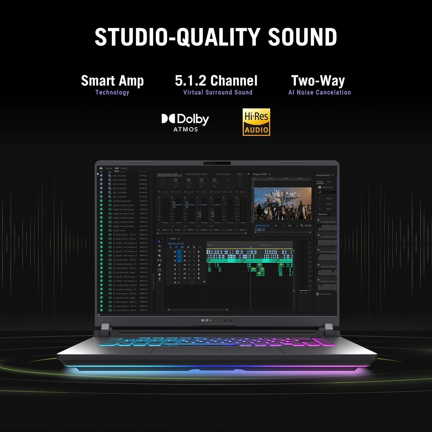 ASUS ROG Strix G16 16” WUXGA Gaming Laptop Core i7-14650HX RTX 5060 64GB 2TB SSD