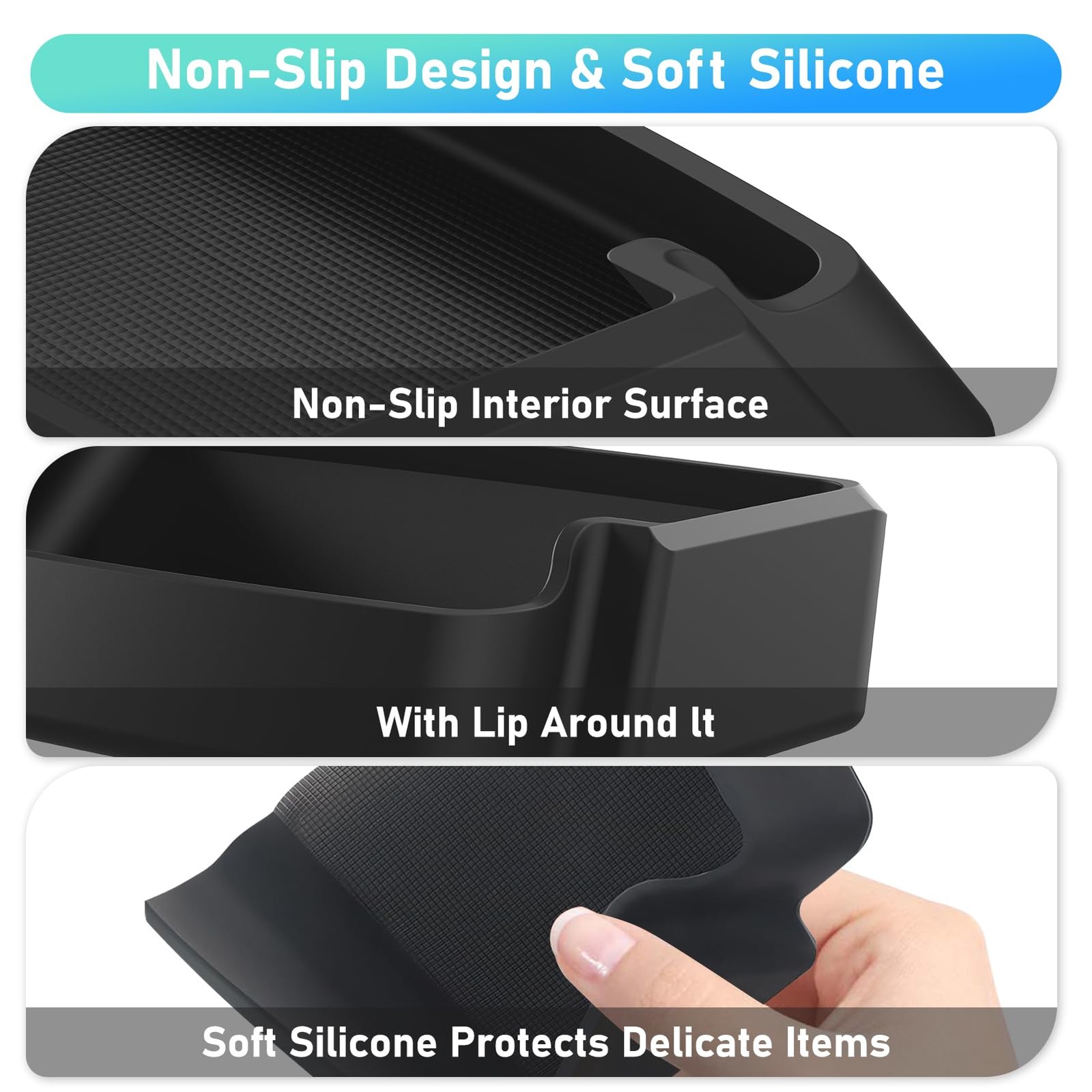 2025 Center Console Sunglasses Holder for Tesla Model Y & Model 3 Accessories