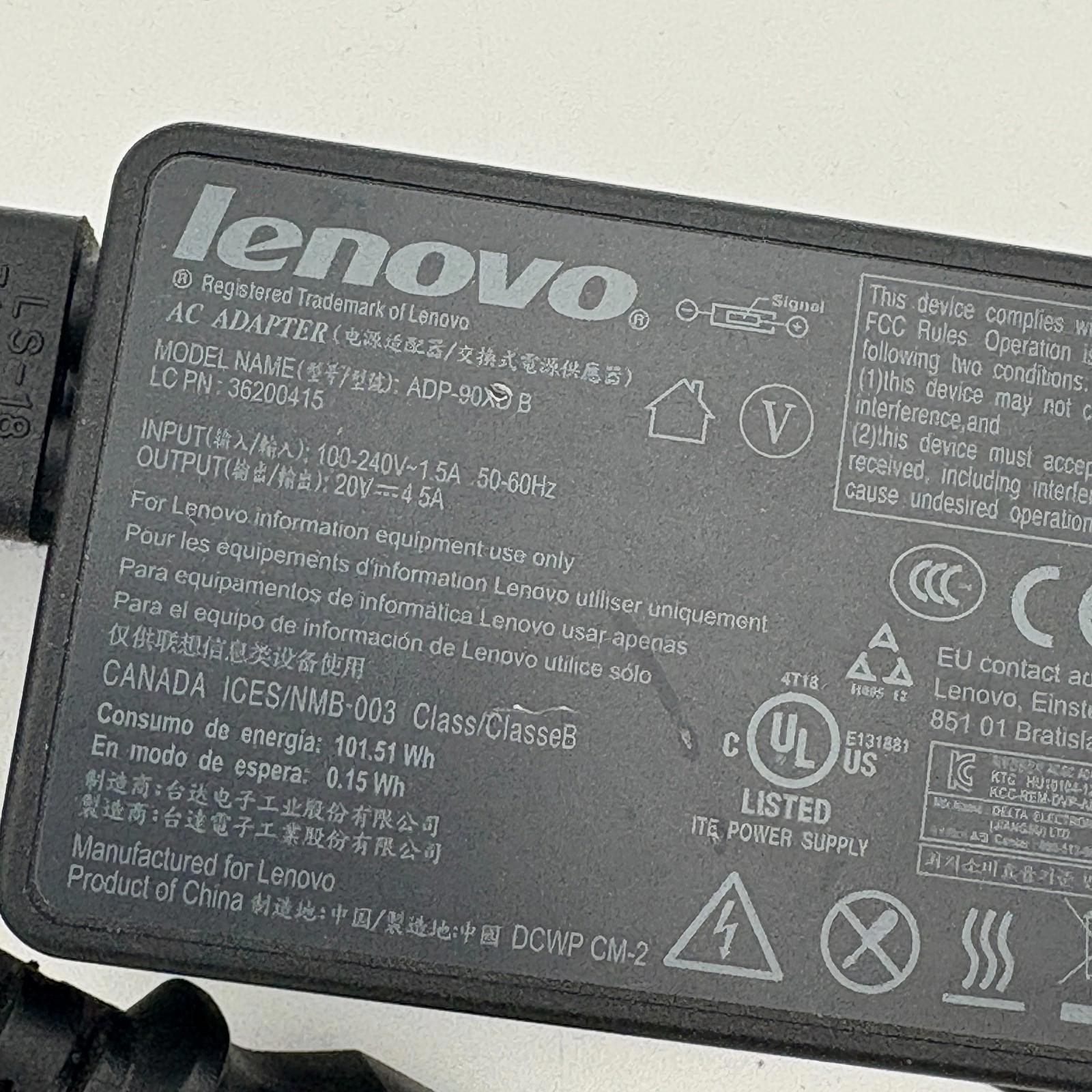 Genuine LENOVO ADP-90XD B 20V 4.5A 90W Genuine Original AC Power Adapter Charger