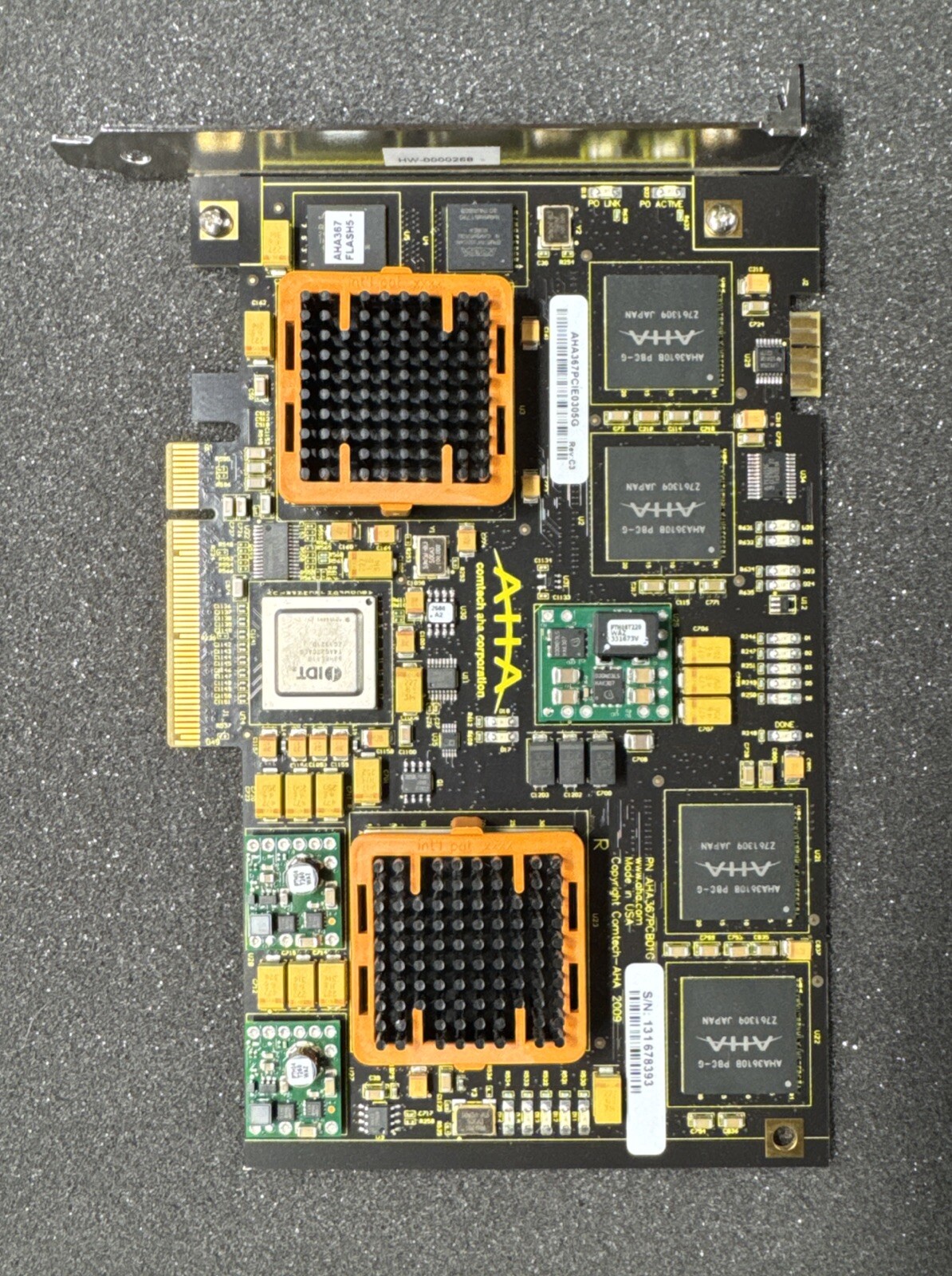 AHA GZIP AHA367PCIe 10.0 GBits/sec Accelerator Card AHA367PCIE0305G