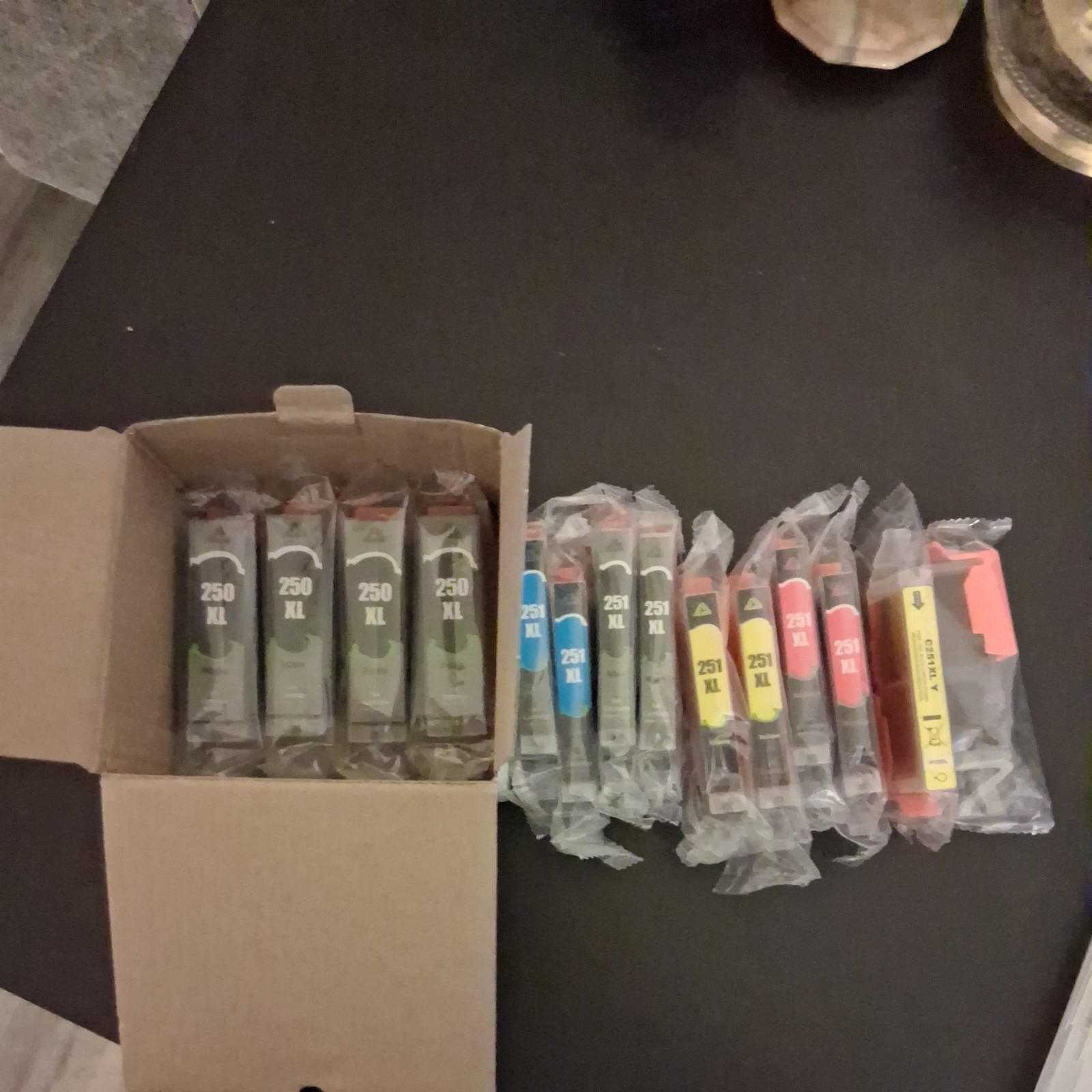 Ink Cartridges For Canon Printers 250/251 Sealed New – Lot Of 14