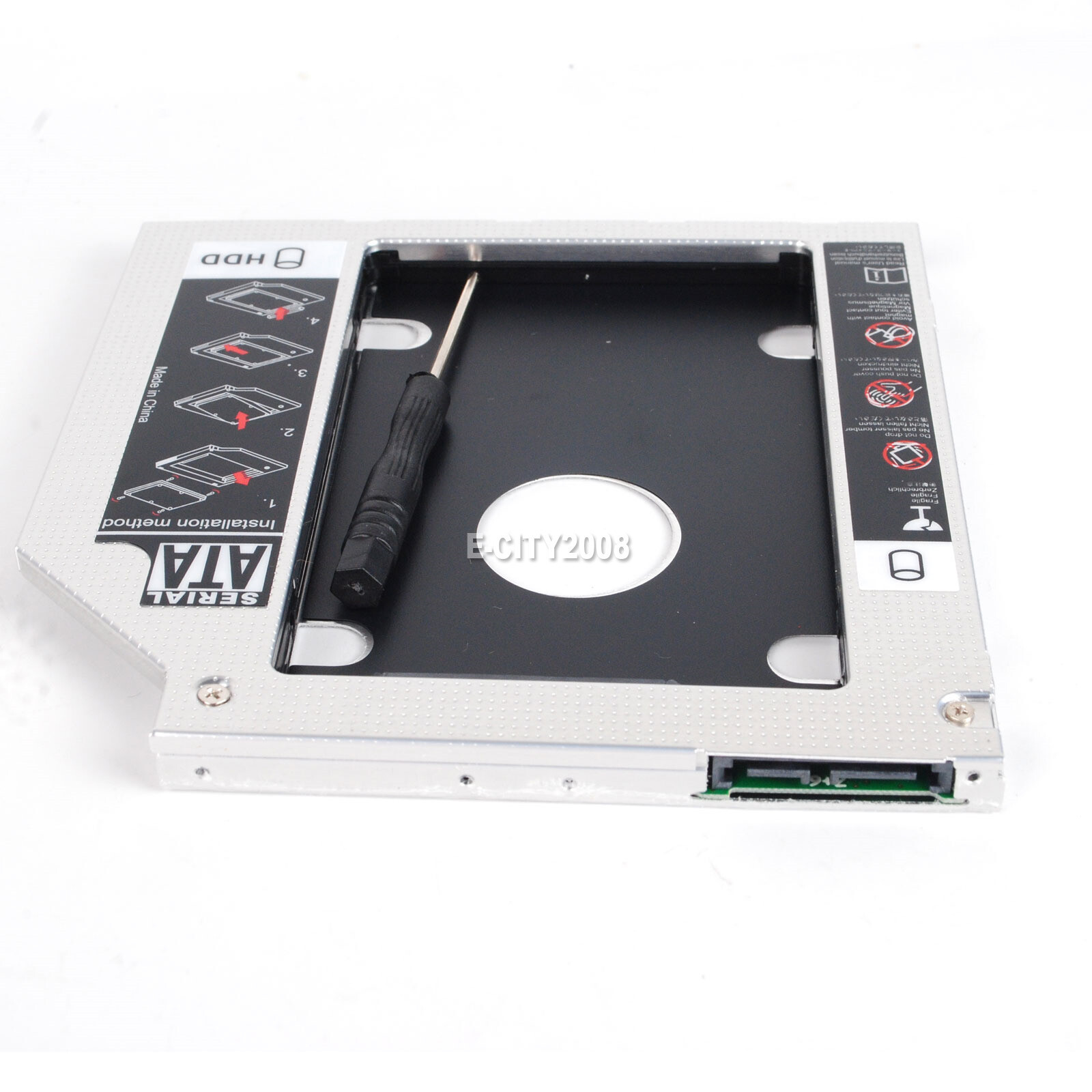 SATA 2nd HDD SSD HD Hard Drive Caddy For DELL Latitude E6400 E6500 E6410 E6510