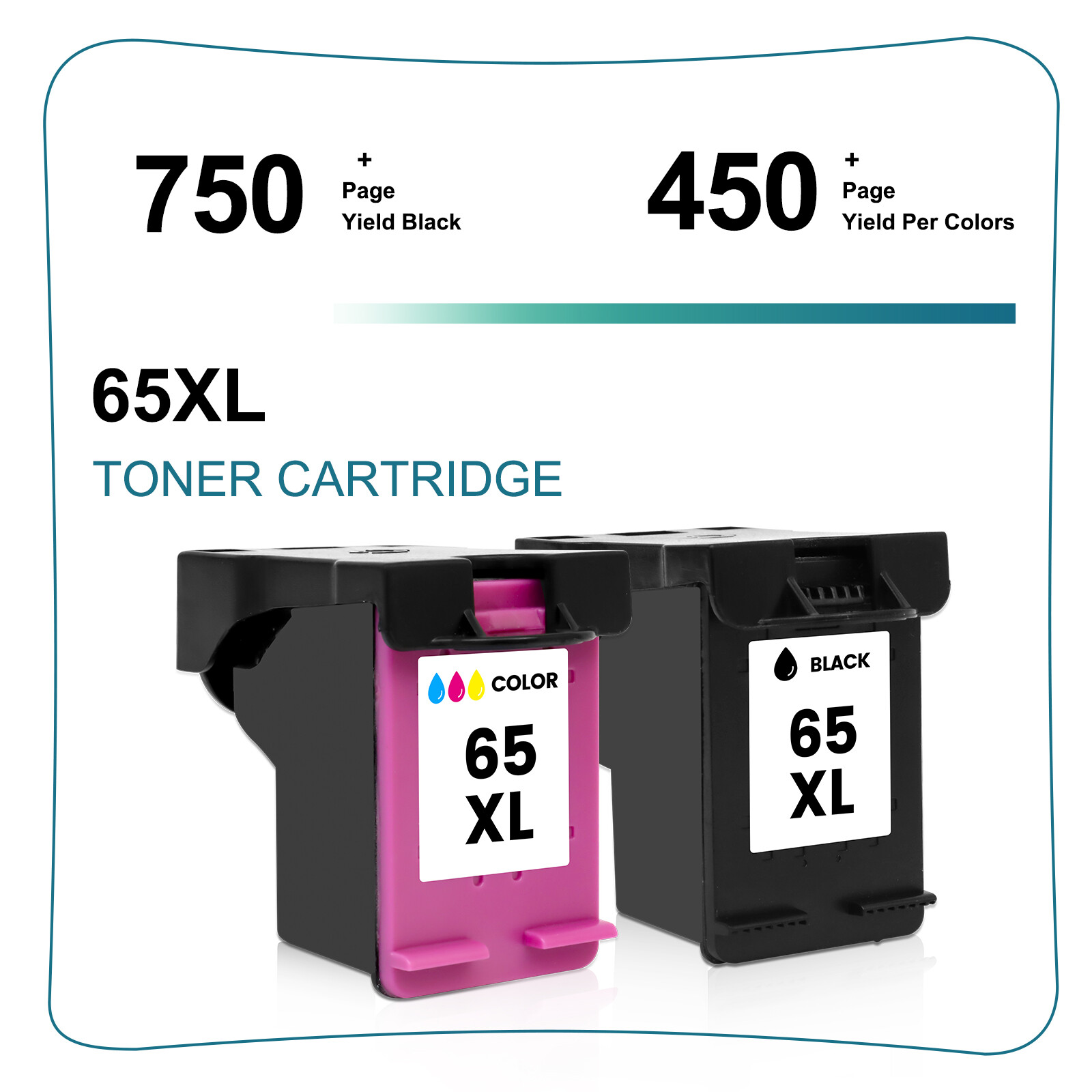 Ink Cartridge for HP 65XL 65 XL DeskJet 2600 2636 2652 3755 3772 ENVY 5052 5055