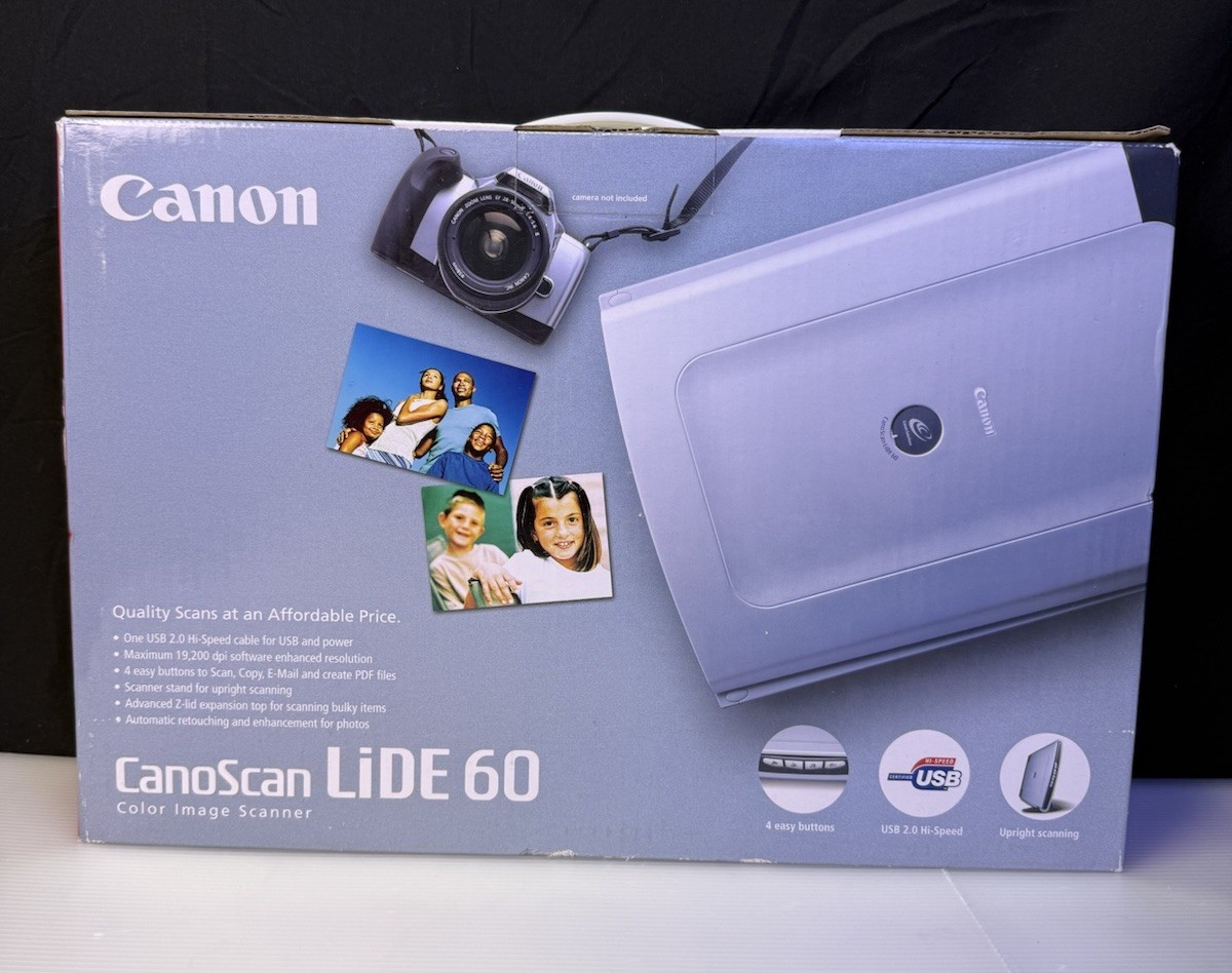 Canon CanoScan LIDE 60 new and in Original box – Brand New!