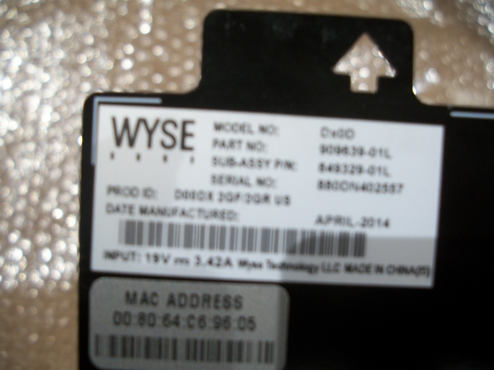 Wyse Dell Dx0D Thin Client DX0D AMD G-T48E Dual Core 1.40GHz 8GB SSD 2GB RAM
