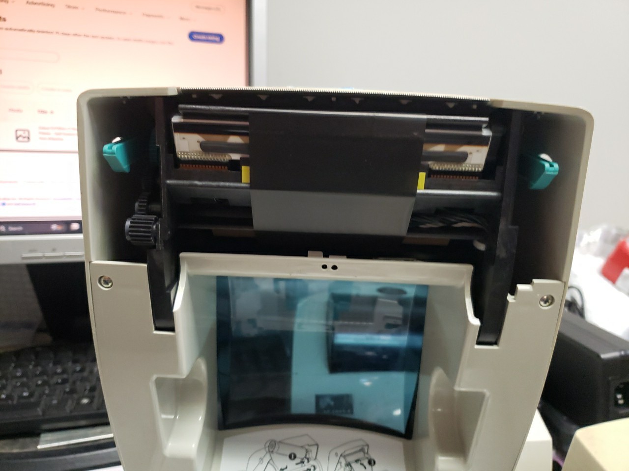 Zebra TLP2844-Z Thermal Label Printer – Self Tested no power cord free shipping