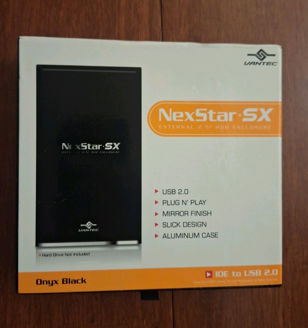 NexStar SX External 2 5″ HDD Enclosure Onyx Black