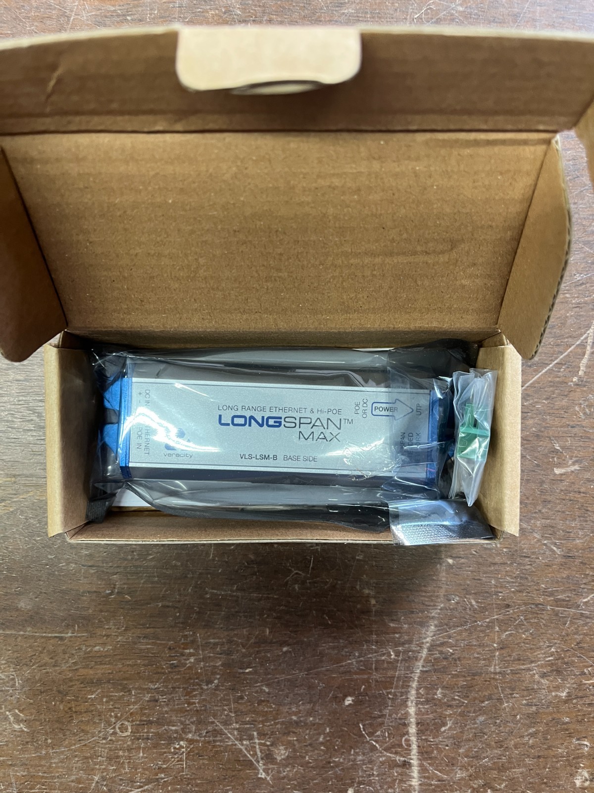 Veracity Longspan Max VLS-LSM-B Ethernet Extender Hi-POE 100Base-TX Long Range