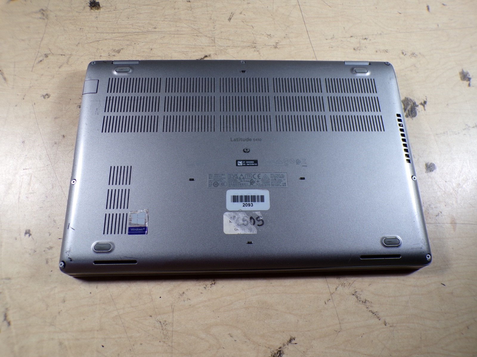DELL LATITUDE 5410 INTEL CORE I5-10210U 1.60GHZ 8GB RAM **NO HD/ NO CADDIE