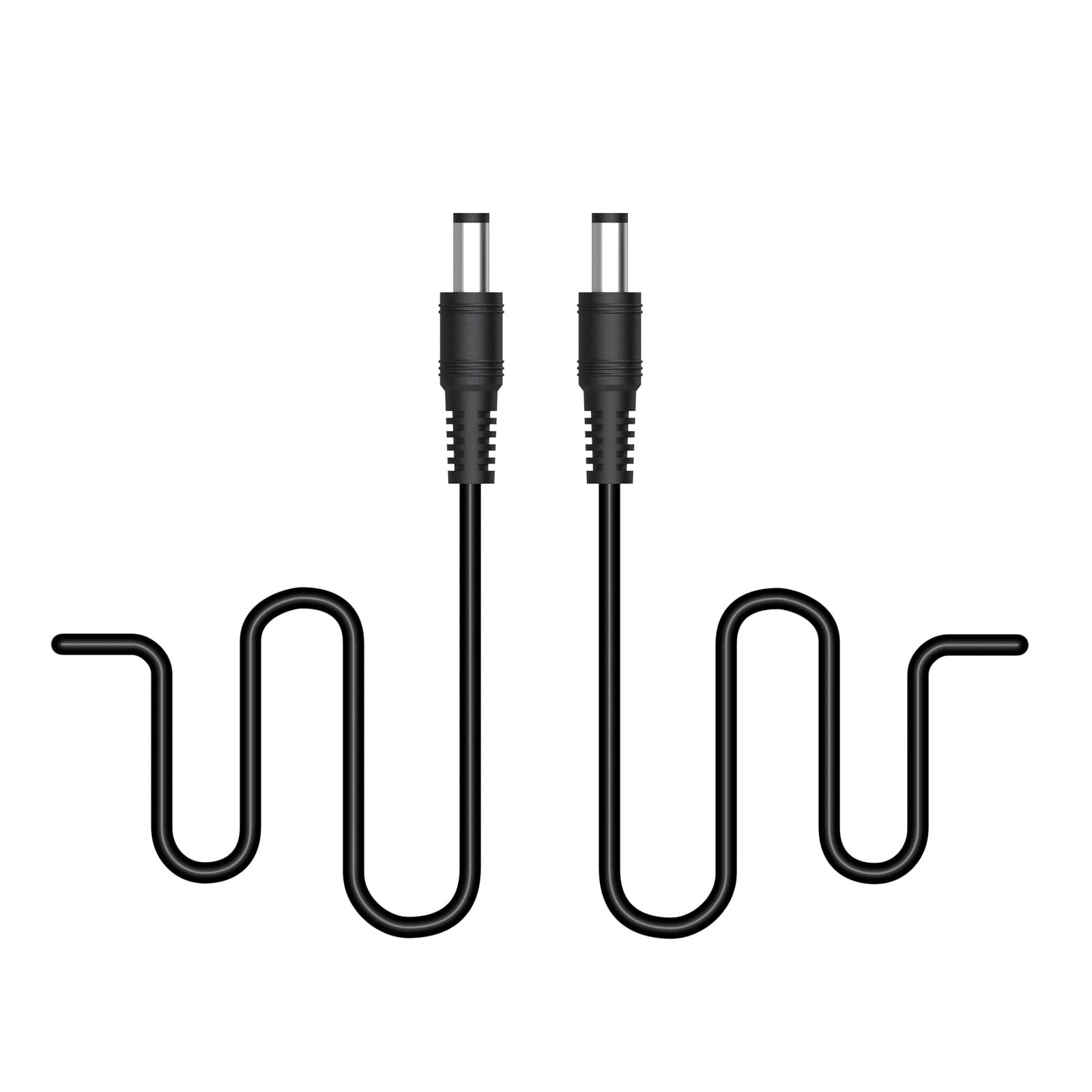 6V Power Cable Male to Male 5.5×2.1mm Plug for Electronics LED Strips