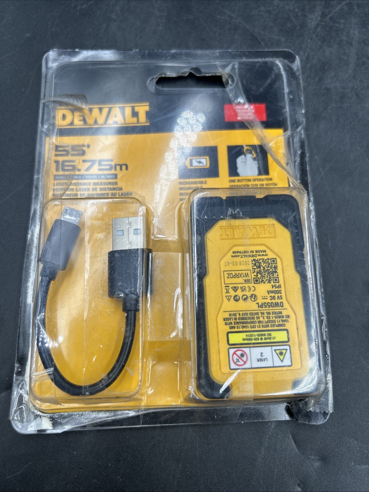 DeWalt ATOMIC Compact Series 55′ Laser Distance Measurer BRAND NEW FREE SHIPPING