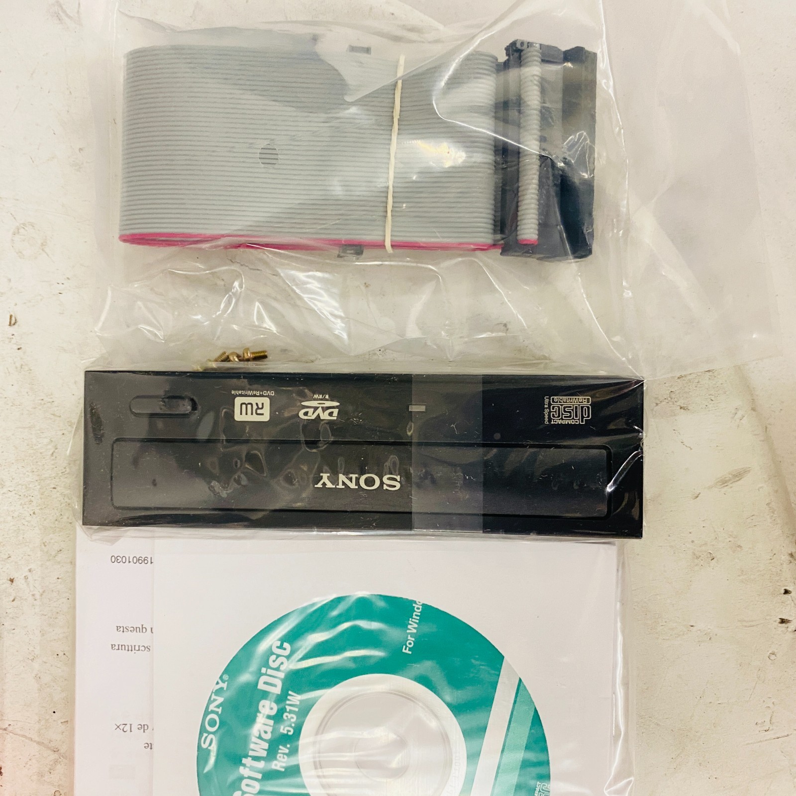 Sony DRU-710A Internal DVD/CD-RW Double Layer IDE ATAPI Drive Black Bezel – New