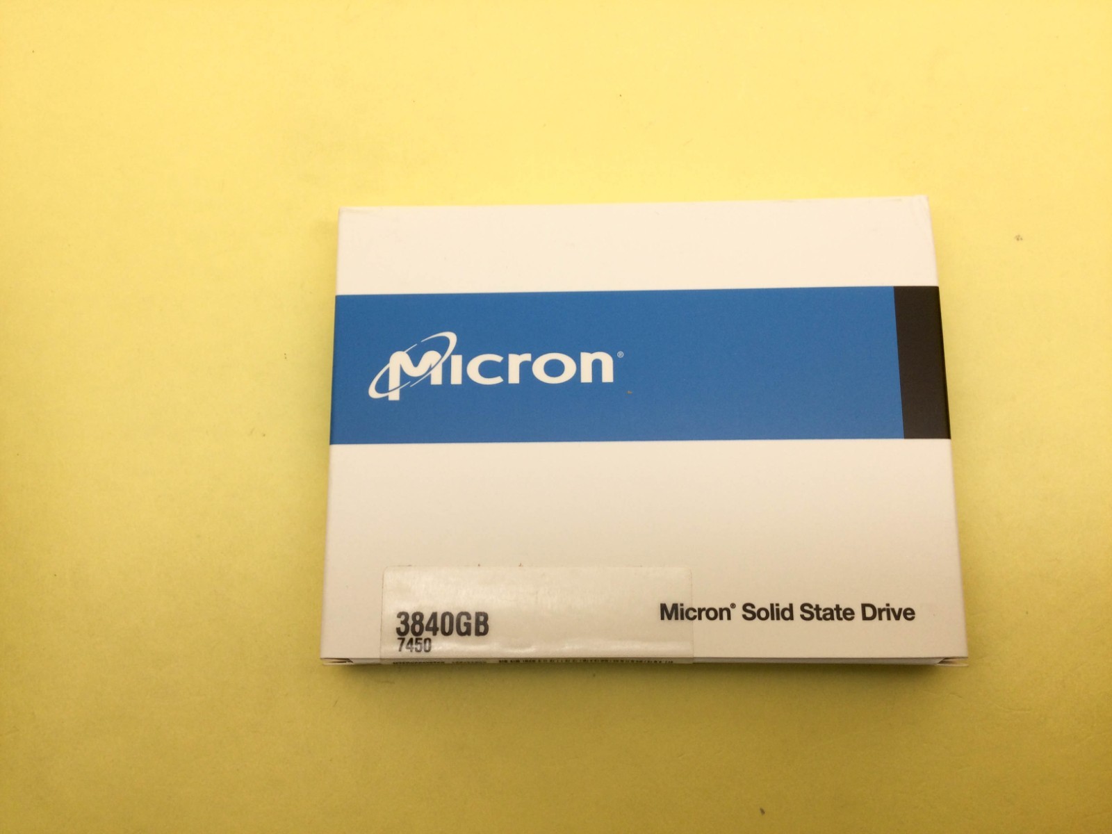 Micron 7450 PRO 3.84 TB PCIe 4.0 NVMe 2.5″ U.3 internal SSD MTFDKCC3T8TFR New