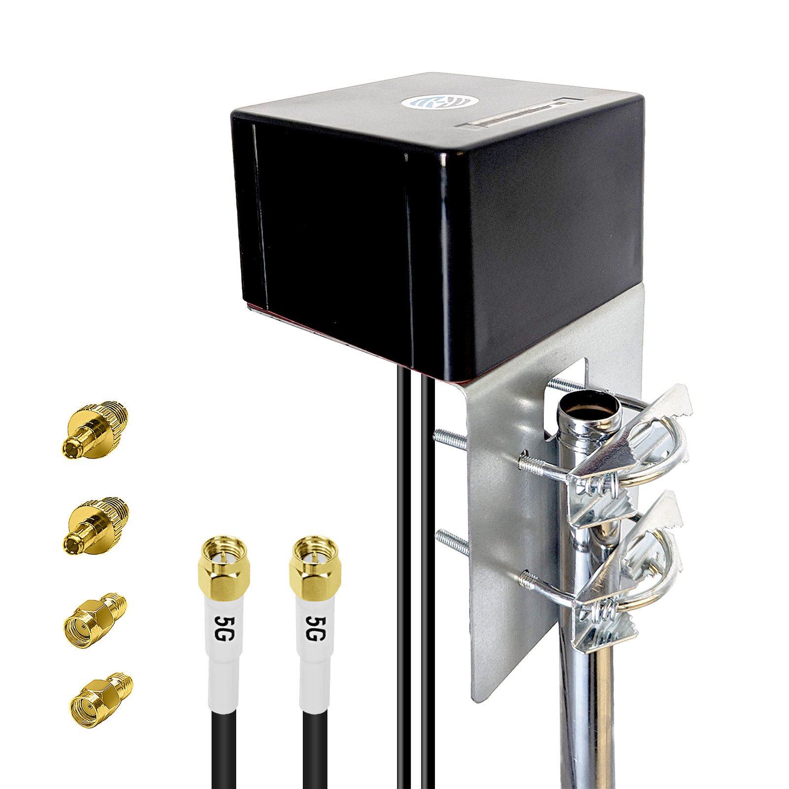 5G 4G+ LTE MIMO 2X2 Antenna Outdoor SMA TS9 Booster Verizon AT&T T-Mobile Sprint