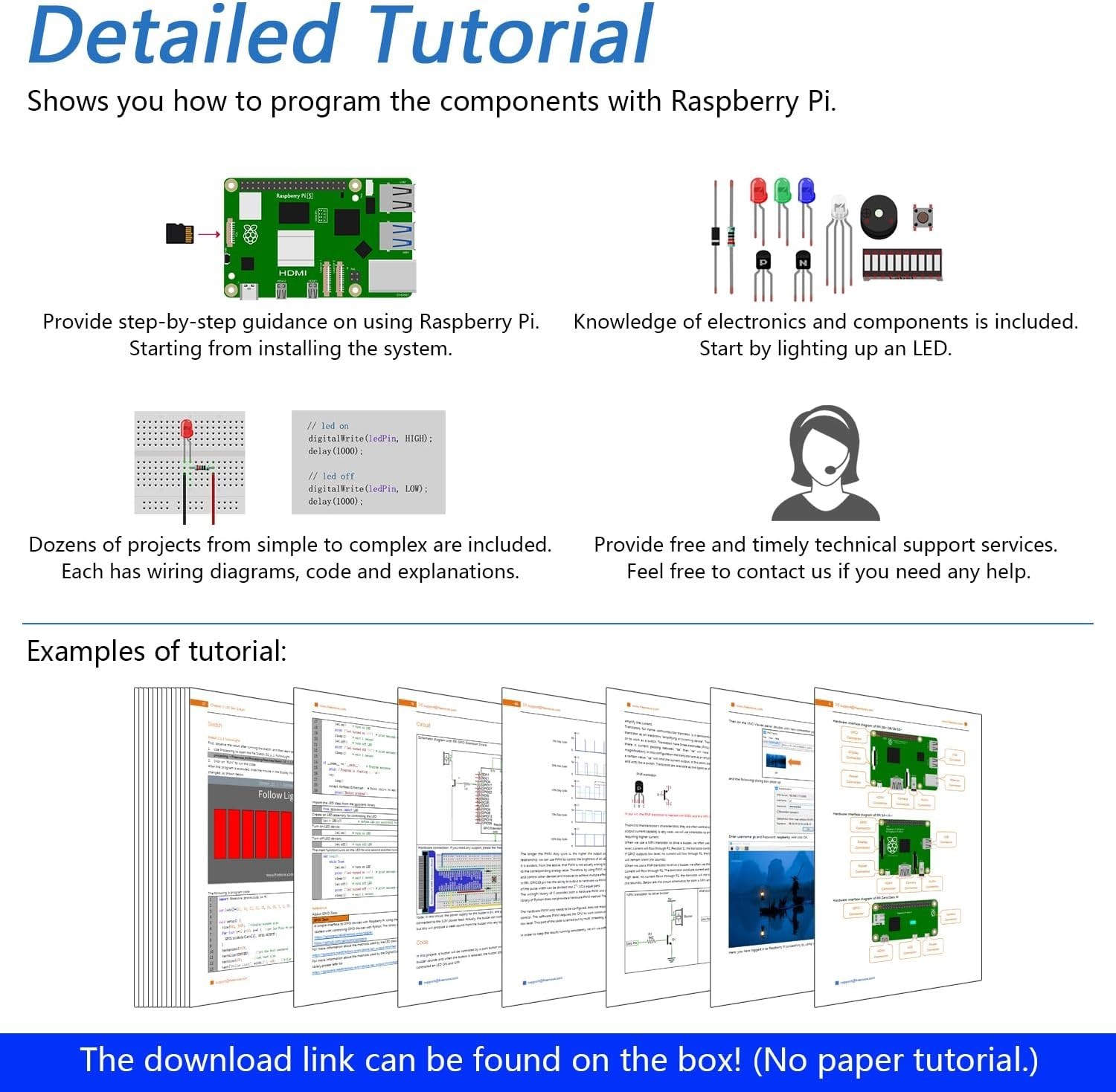 Complete Raspberry Pi 5 & 4B Starter Kit: 223 Items for Electronics Mastery