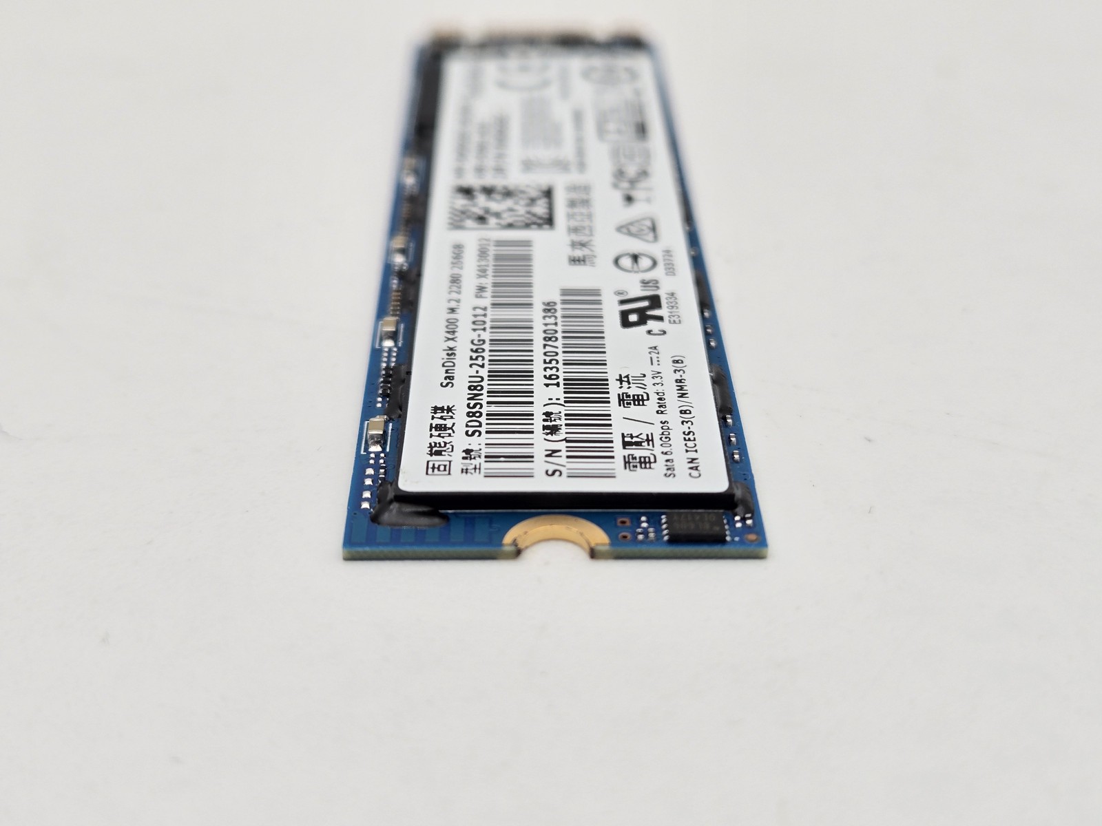 256GB SanDisk X400 SATA M.2 2280 SD8SN8U-256G-1012