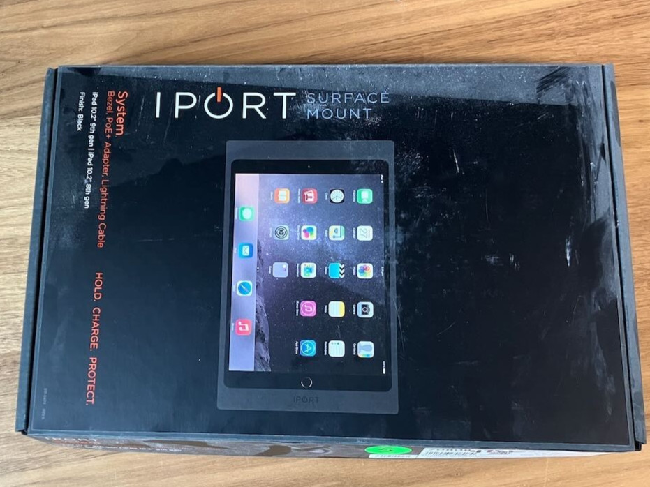 iPort Surface Mount Bezel, Black, for Apple iPad 8th/9th Gen 10.2″