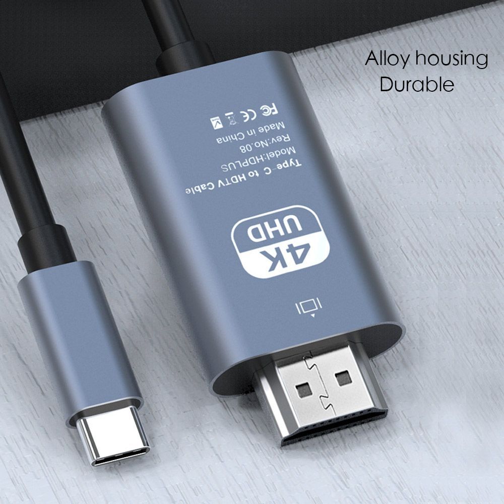 USB C HDMI Adapter 4K 60Hz USB Type C to HDMI Cable with PD 60W Charging for mac