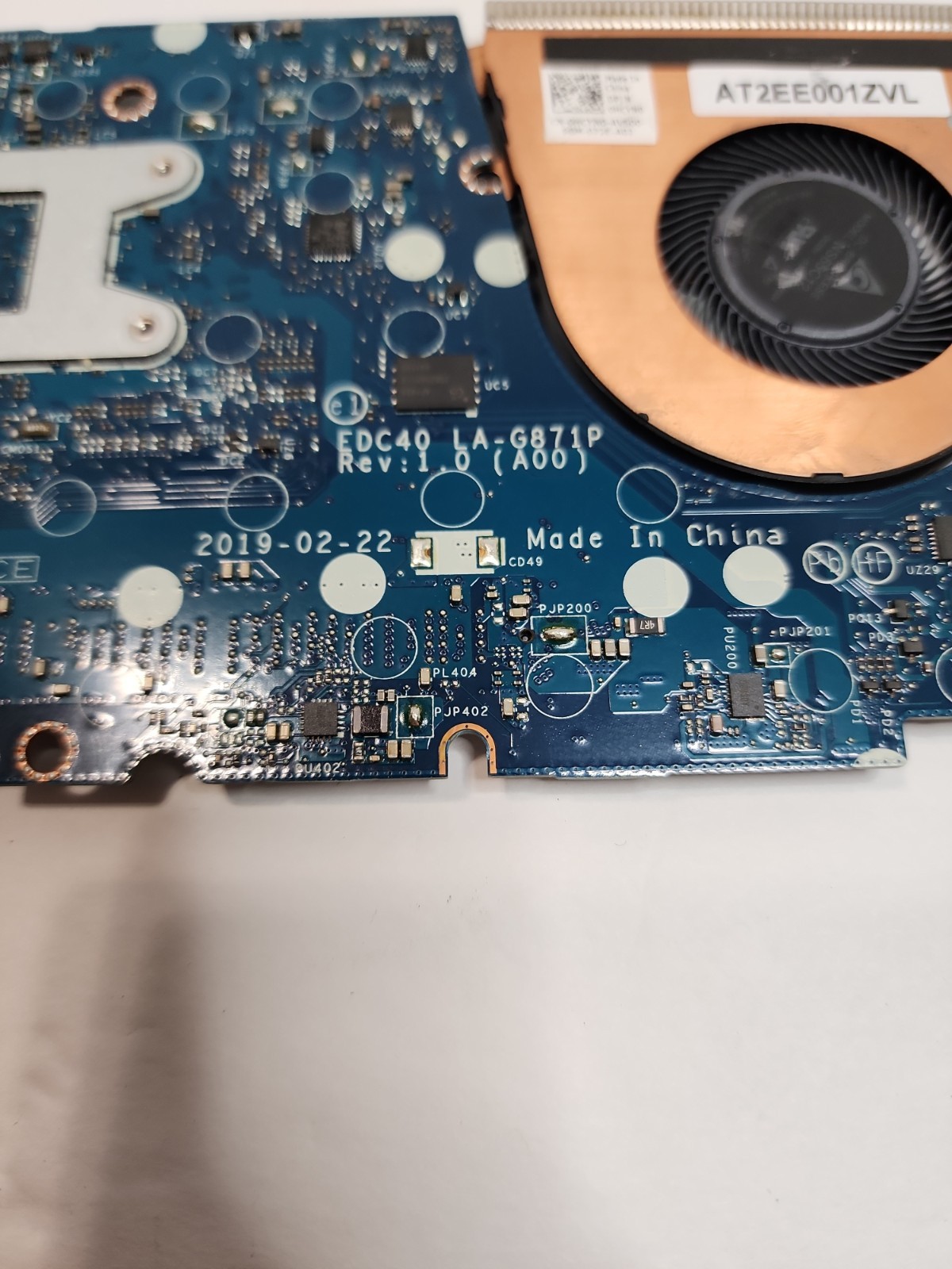Dell Latitude 7400 Intel Core i7-8665U 1.90 GHz DDR4 Motherboard M2JD3