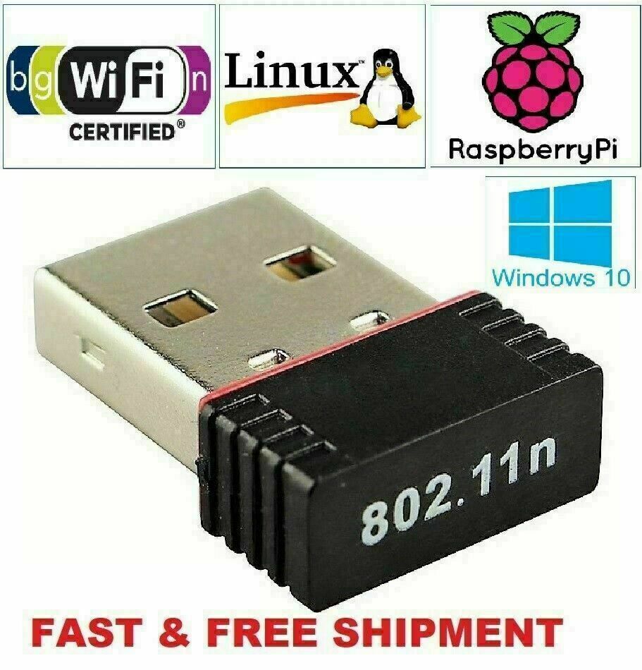 Lot of 1~1000 Mini USB WiFi WLAN Wireless Network Adapter 802.11 Dongle RTL8188
