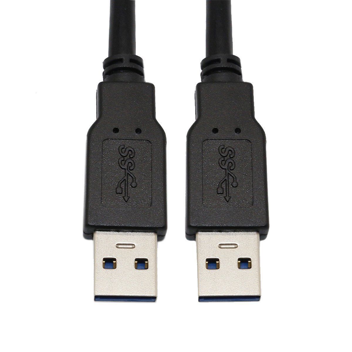 Cable Male to Male USB to USB Cable USB 3.0 Type A Male to A Male Cable 3FT US