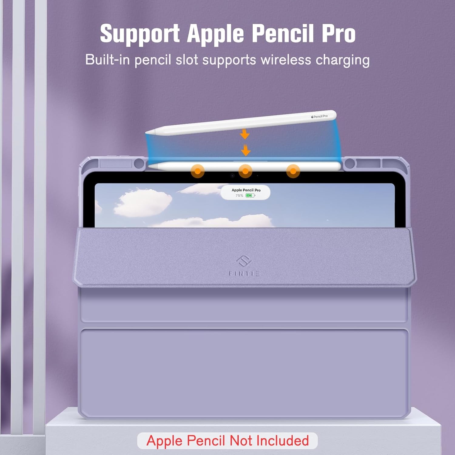 Hybrid Slim Case for iPad Air 13-inch M2 2024 Shockproof Cover Clear Back Shell