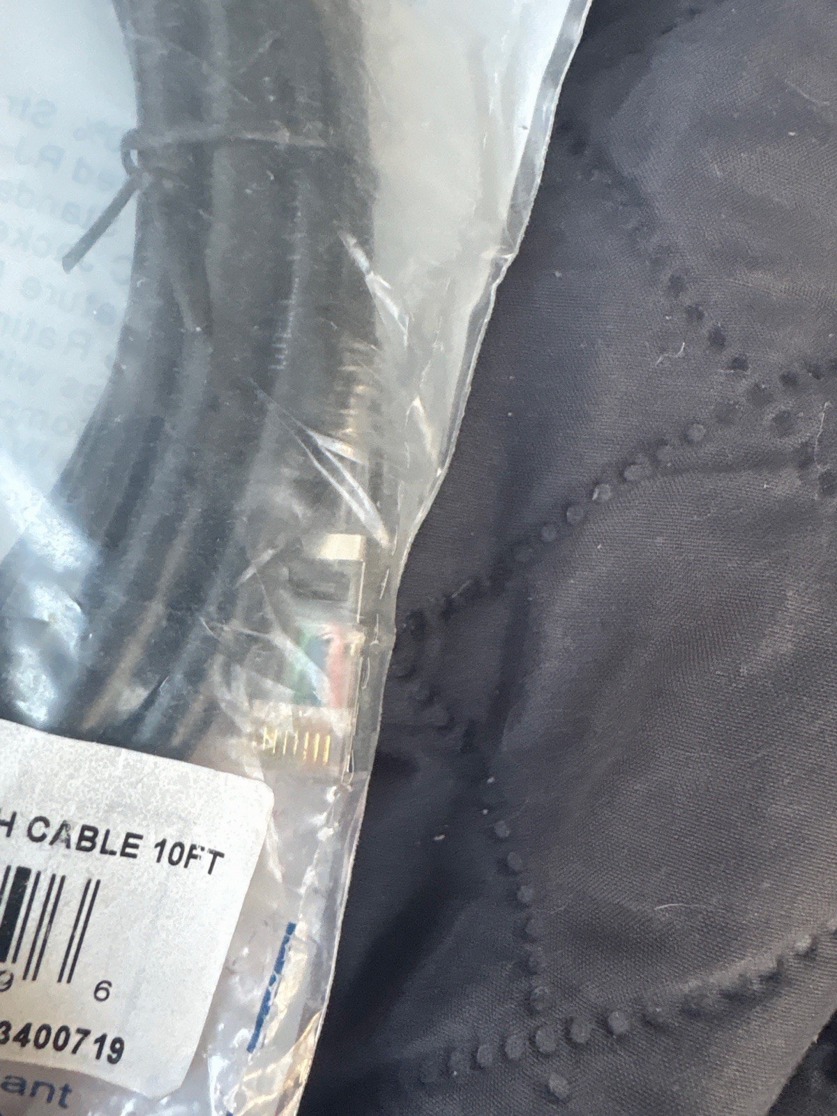 10’ S/FTP CAT6A Patch Cable – Weltron 90-C6ABS-10BK