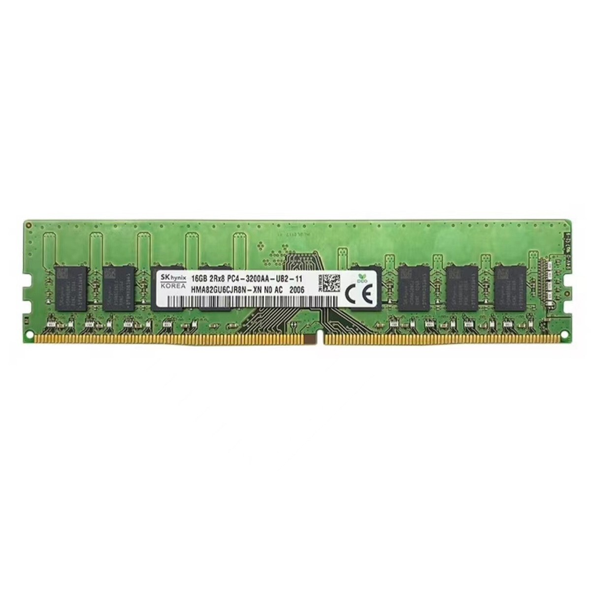 New SK Hynix 16GB DDR4 3200MHz PC4-25600 2RX8 UDIMM Memory Ram HMA82GU6CJR8N-XN