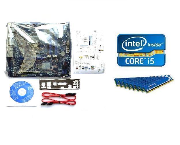 INTEL i5 3450 CPU DH67BL MICRO ATX MEDIA MOTHERBOARD 8GB MEMORY RAM COMBO KIT