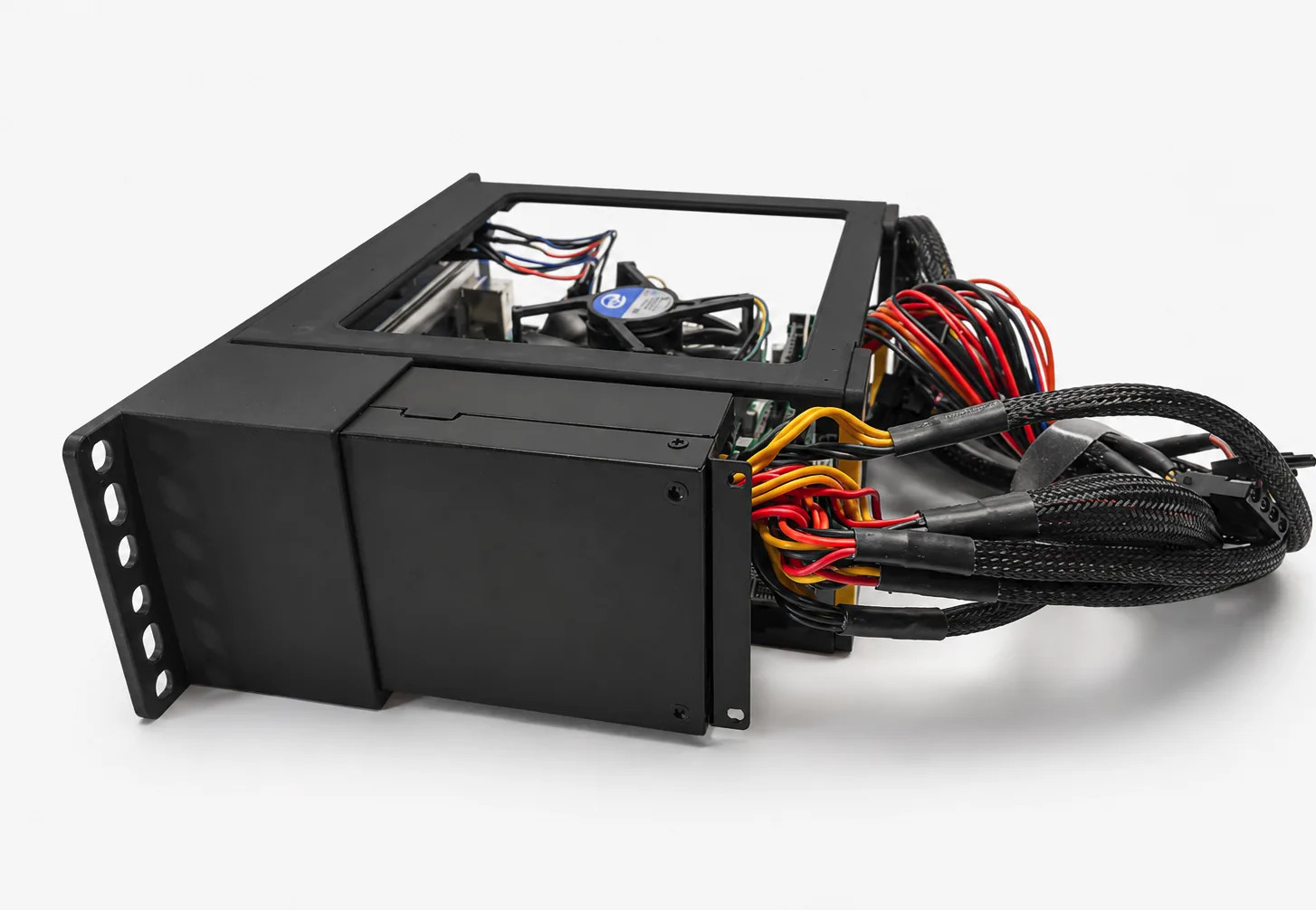 2U 10in Rackmount Mini-ITX Flex ATX Enclosure – Compact
