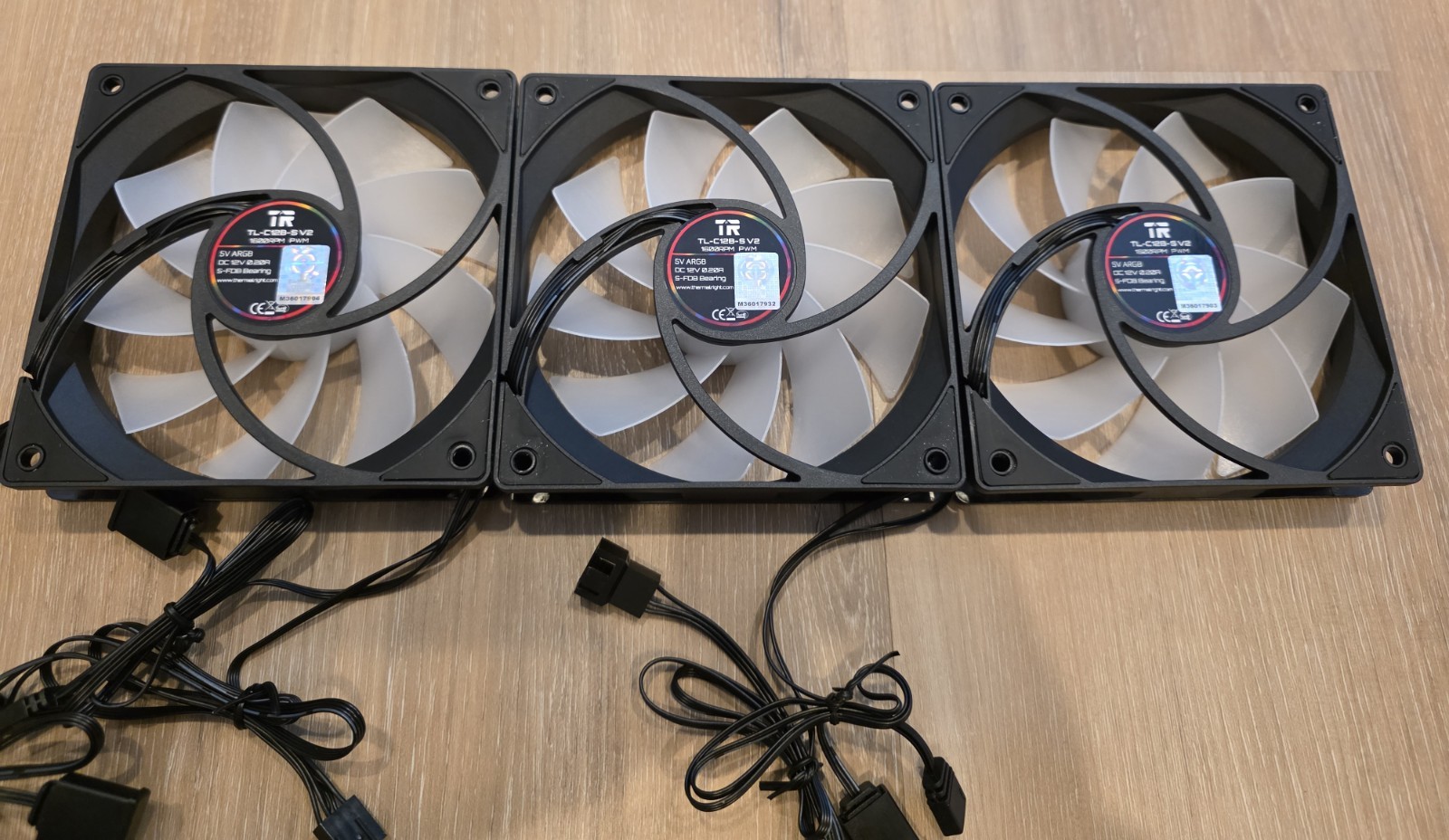 Thermalright TL-C12B-S V2 120mm ARGB CPU Fan, 1500RPM, PWM, ARGB, 3 Pack