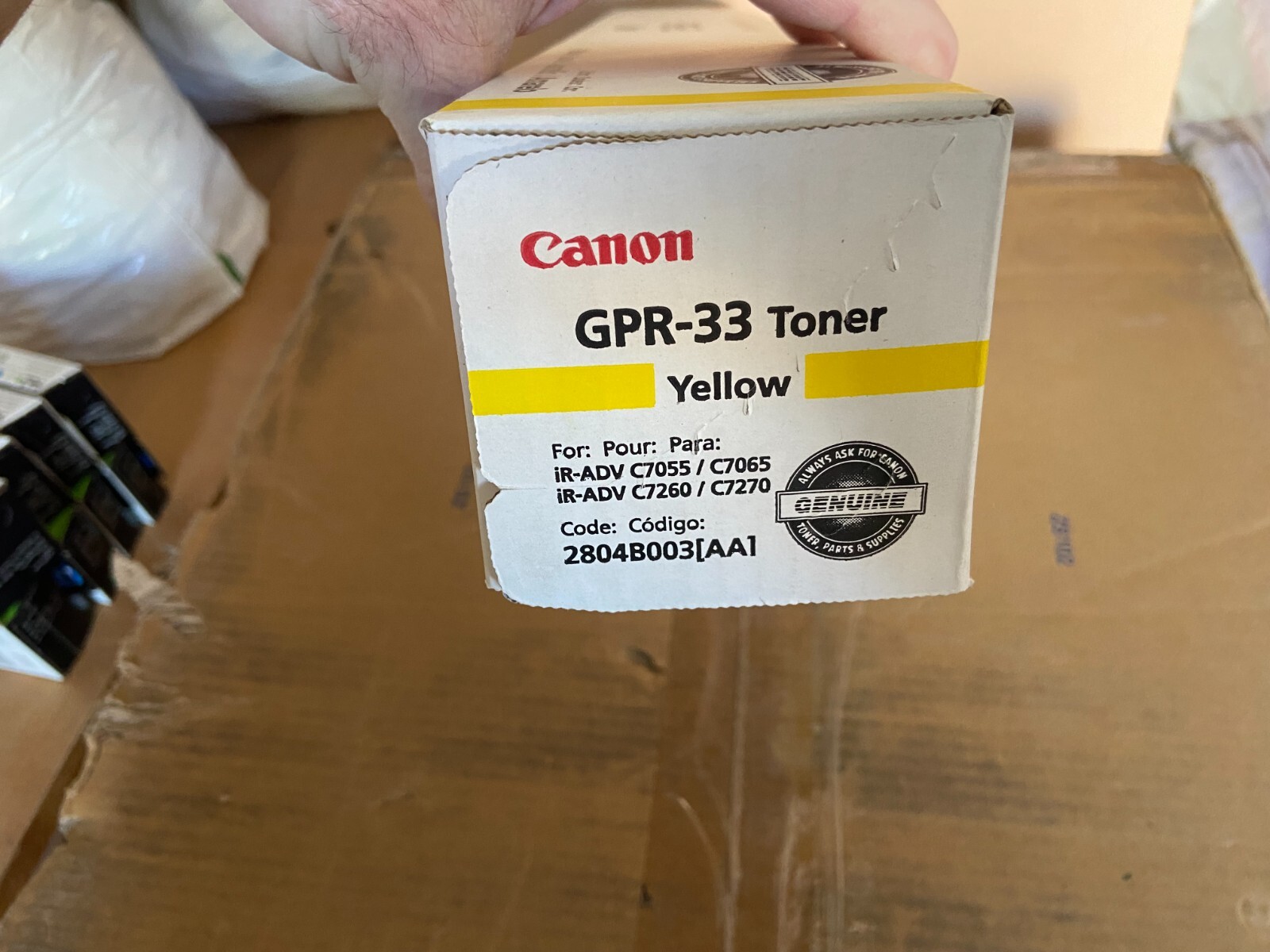 CANON GPR-33 GENUINE TONER CARTRIDGES NEW SELLING ALL COLORS