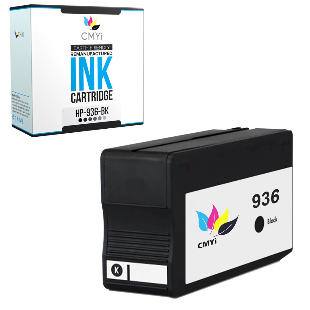 Black Color CMYi Ink Cartridges Lot for HP 936 for OfficeJet Pro