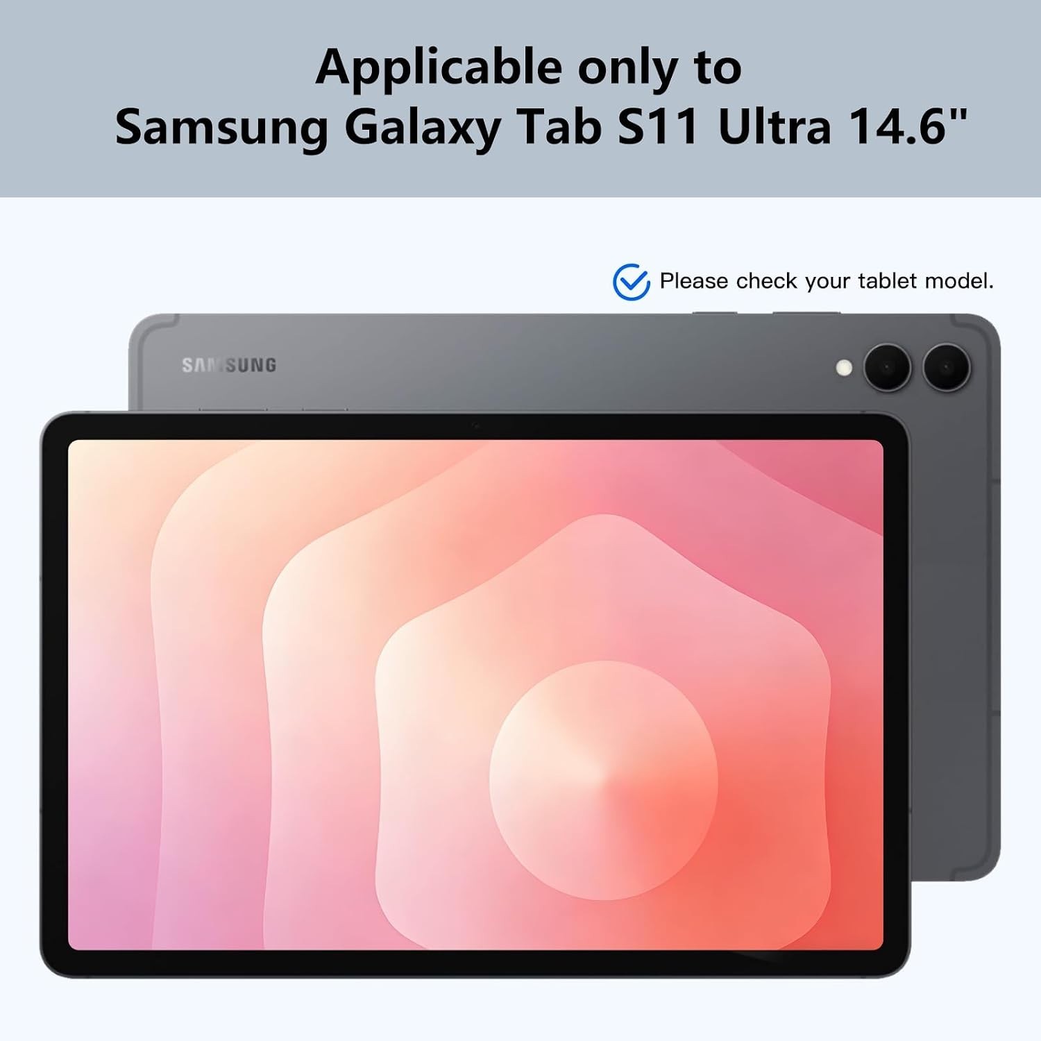 Touchpad Keyboard Case for Galaxy Tab S11 Ultra 14.6 Inch 2025-7 Colors Backlit
