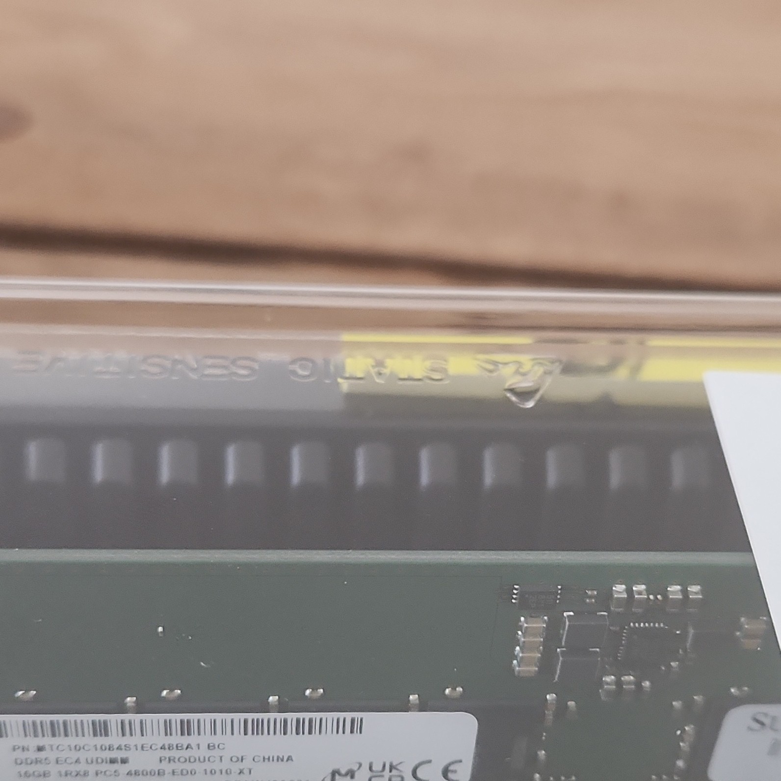 BRAND NEW Micron 16GB DDR5 ECC UDIMM PC5-4800B 288-Pin RAM MTC10C1084S1EC48BA1