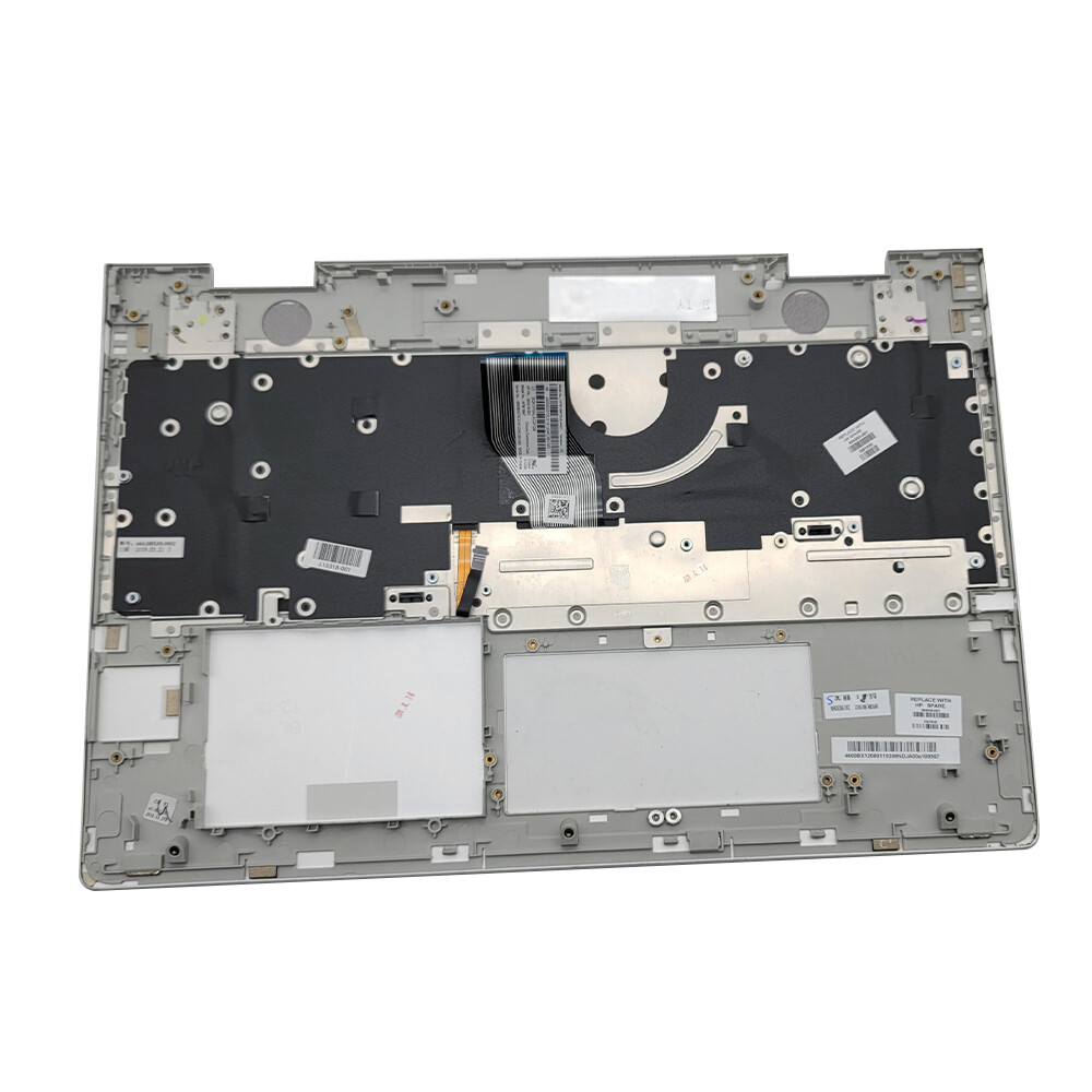 For HP ENVY X360 15-BP Palmrest Case w/Backlit Keyboard Silver 934640-001 USA
