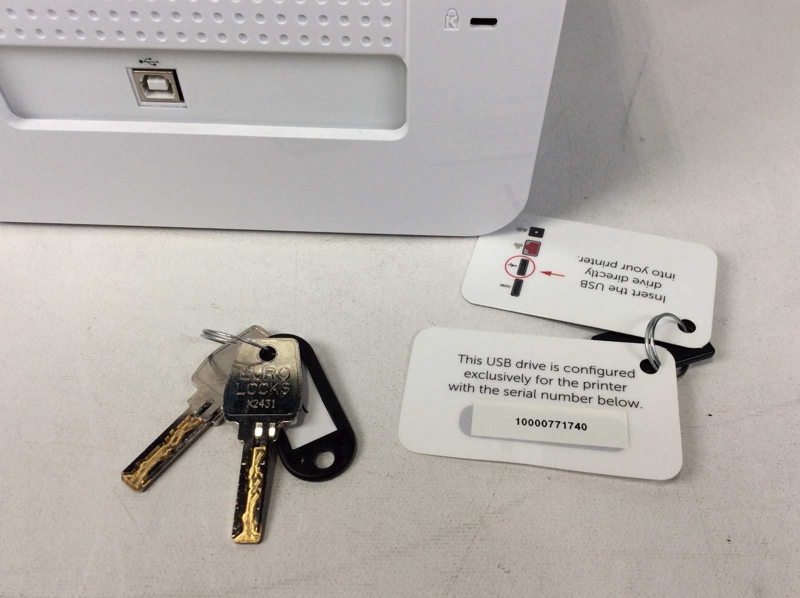 Evolis Card@Once Precision Card Printer Model Primacy Expert USB Keys *No Card^