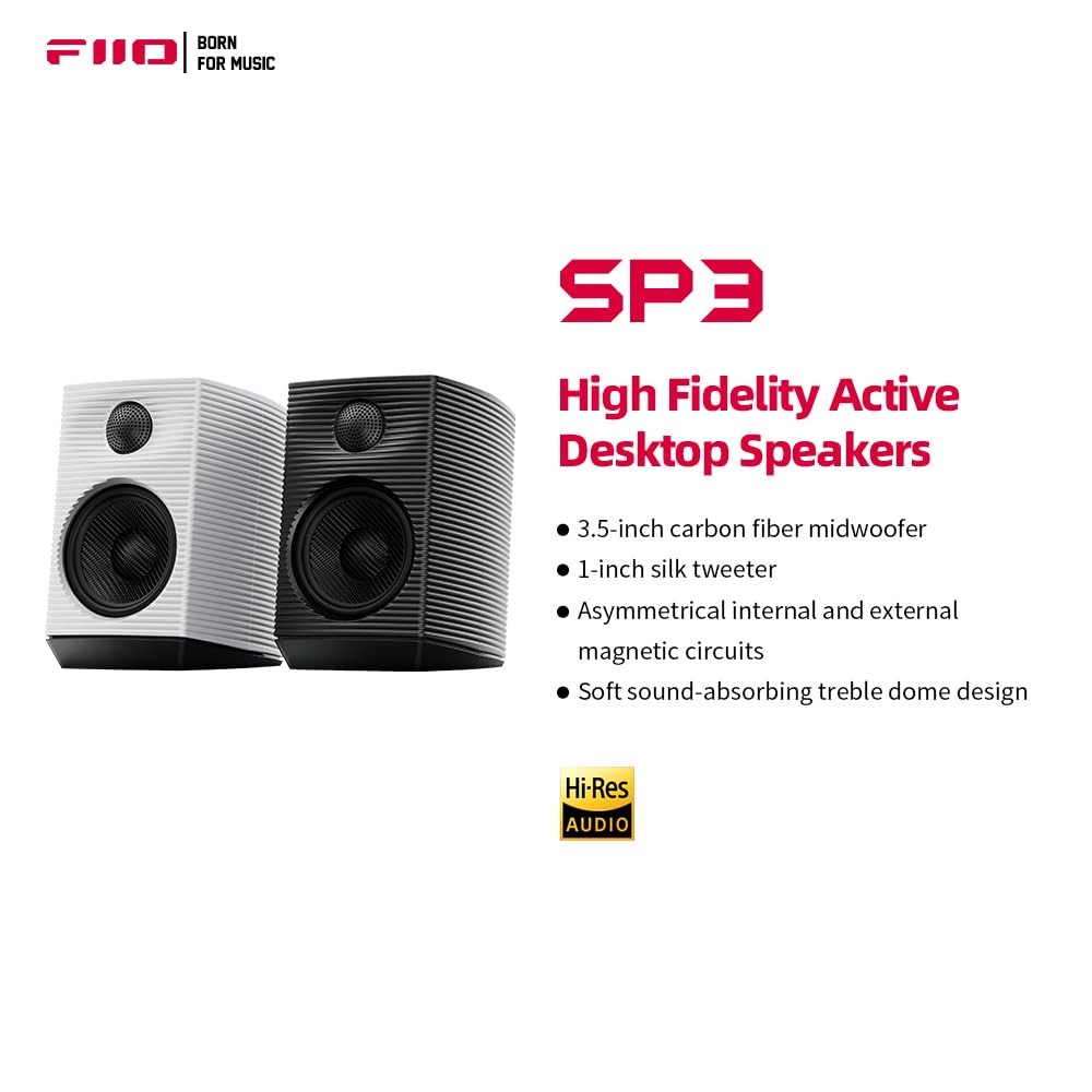 SP3 Powered HiFi Active Desktop Speakers – 80W Stereo Computer Speakers and H…