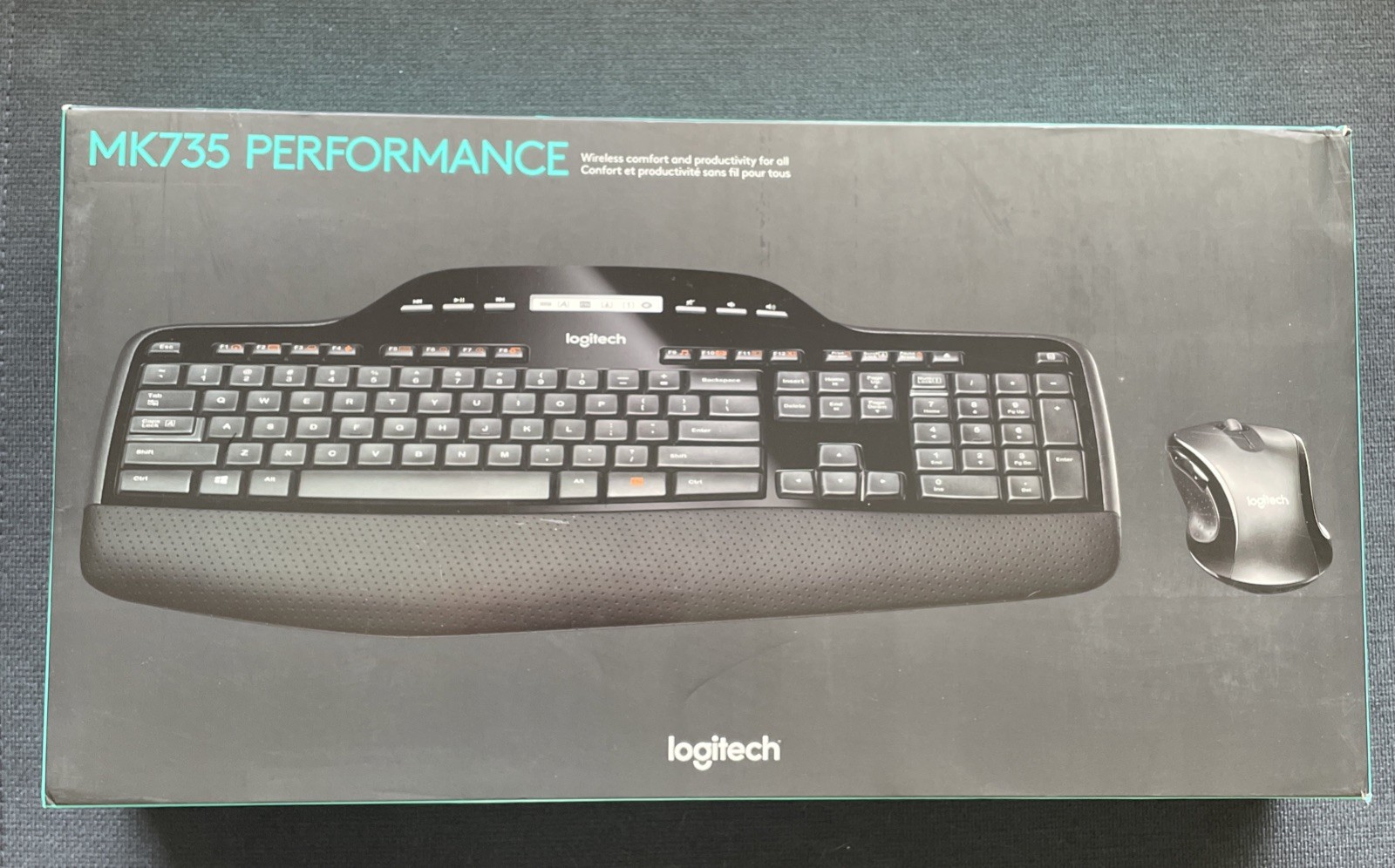 Logitech MK735 Wireless Keyboard & Mouse 920-008526 Brand New In Box Never Used