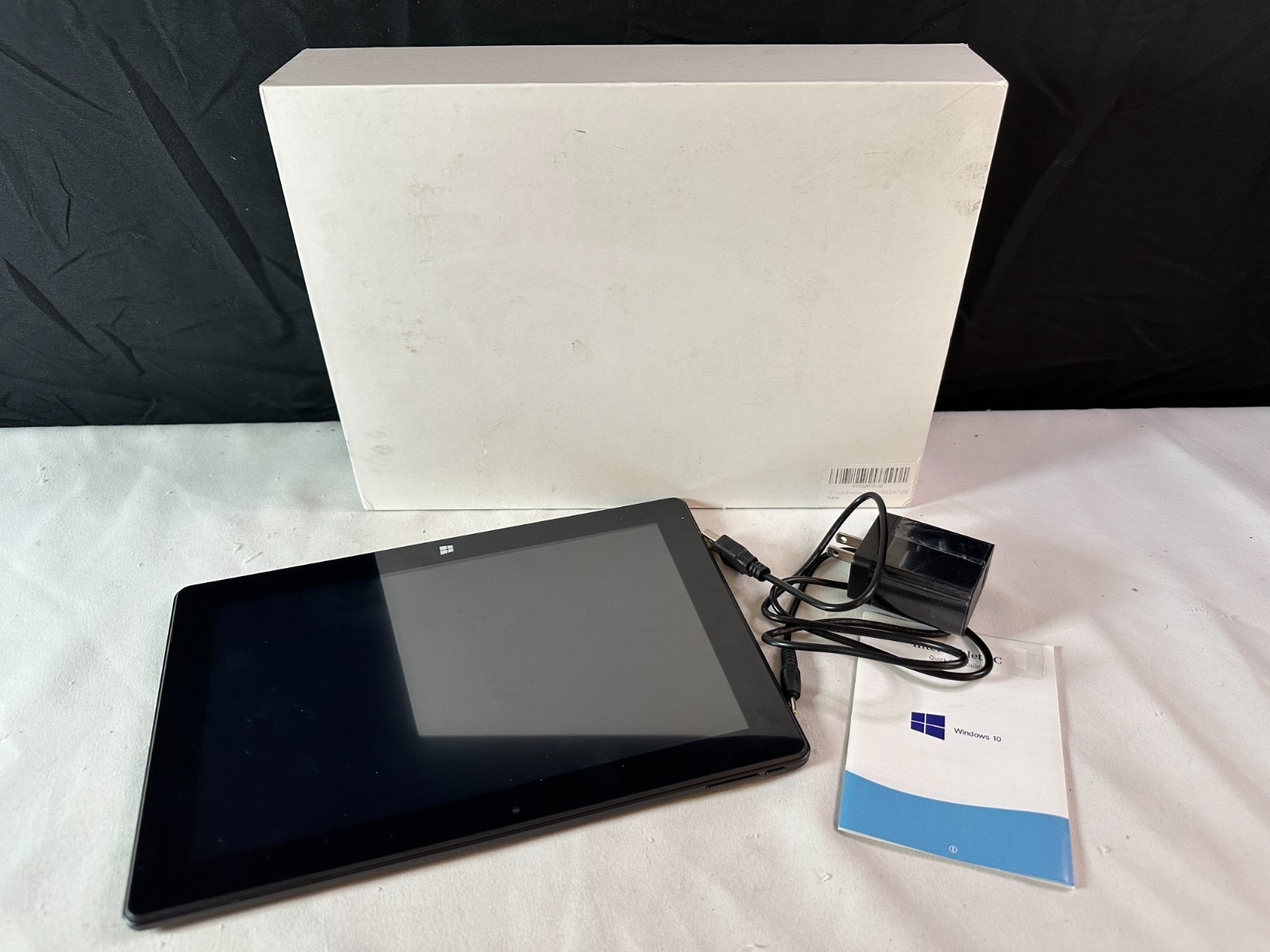 Microsoft Black Windows 10 Built-In Front Camera Intel Touchscreen Tablet PC