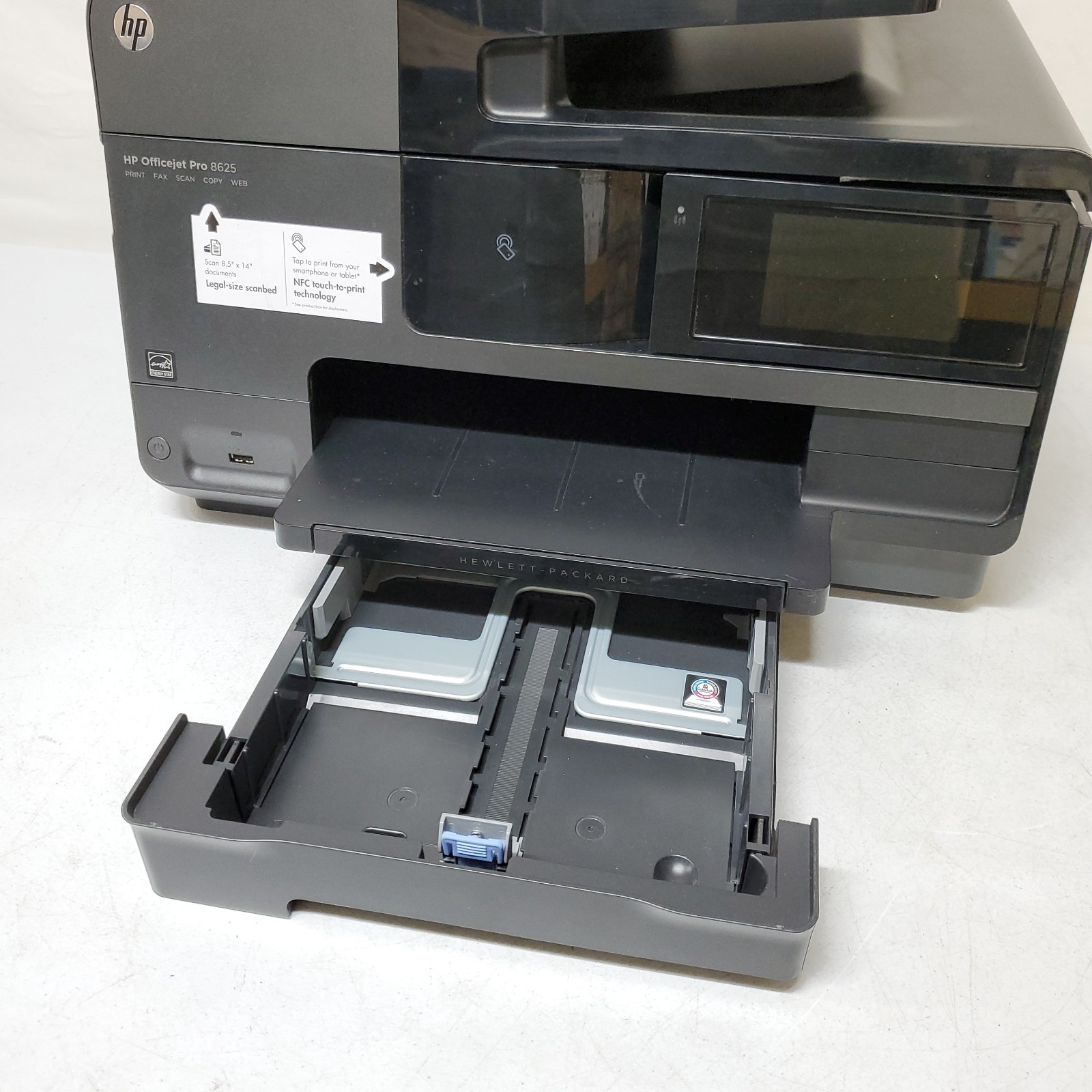 HP Officejet Pro 8625 Color Inkjet Printer NO INK 3K Pgs All-In-One Wi-Fi Duplex